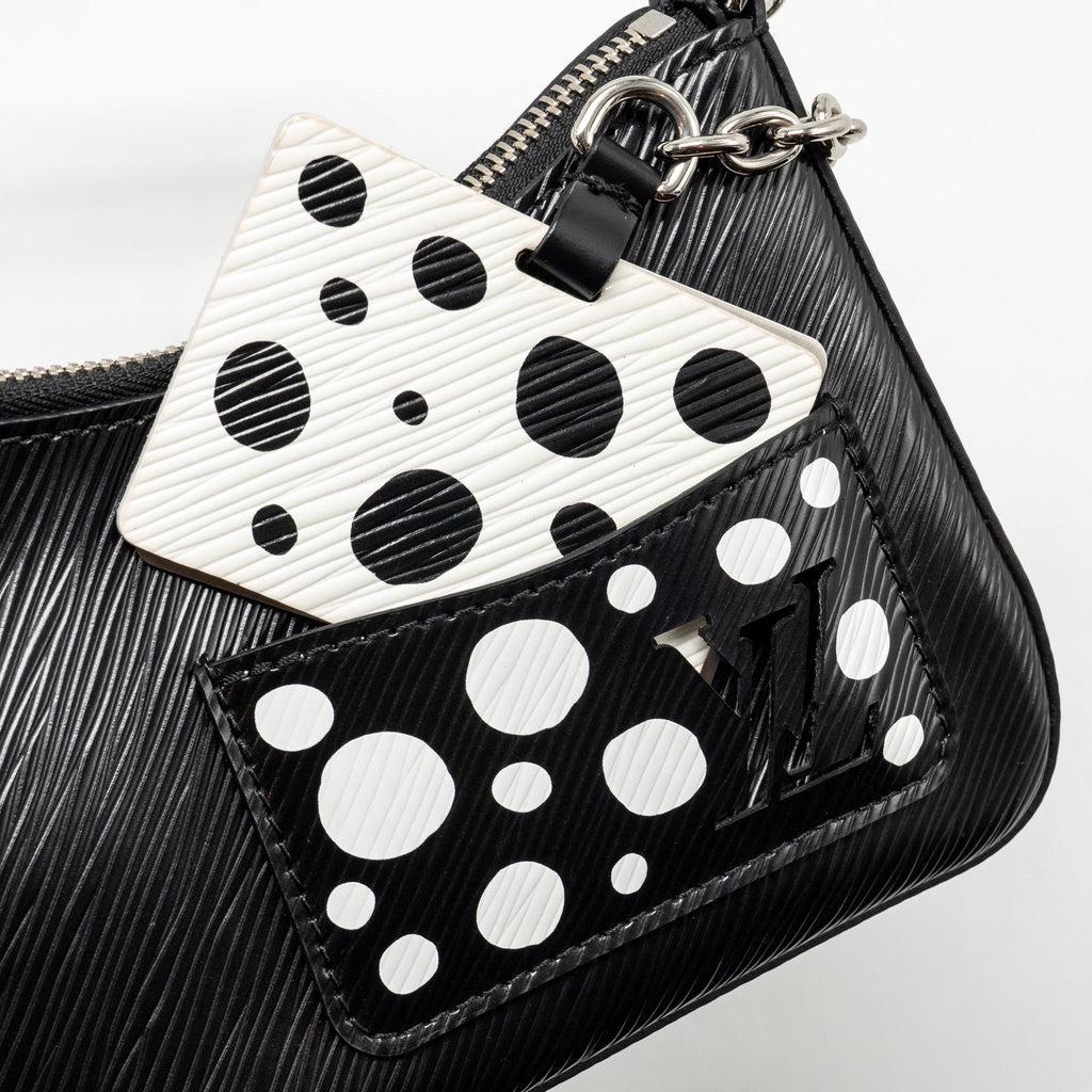 LOUIS VUITTON YAYOI KUSAMA MARELLINI EPI LEATHER BLACK SHW