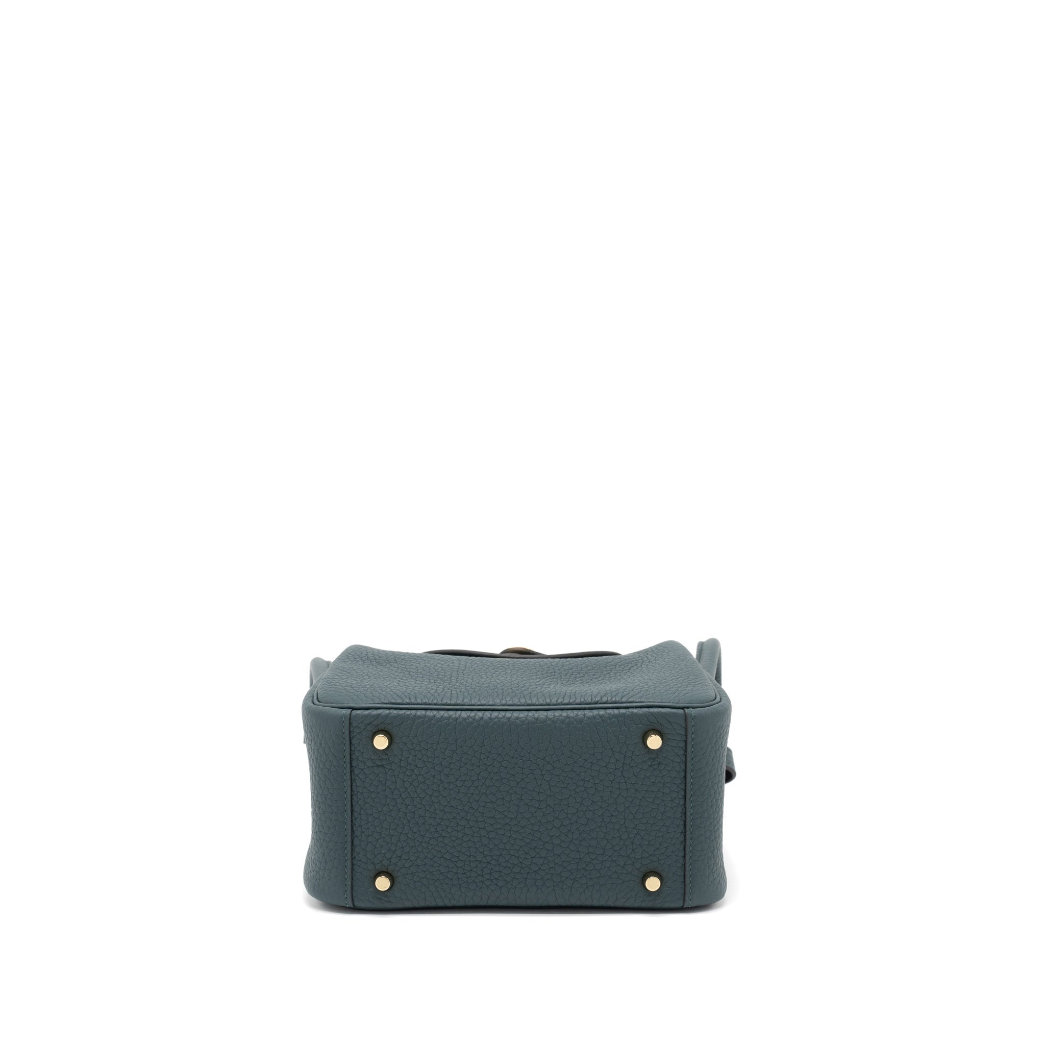 HERMES MINI LINDY CLEMENCE 6O VERT CYPRES GHW