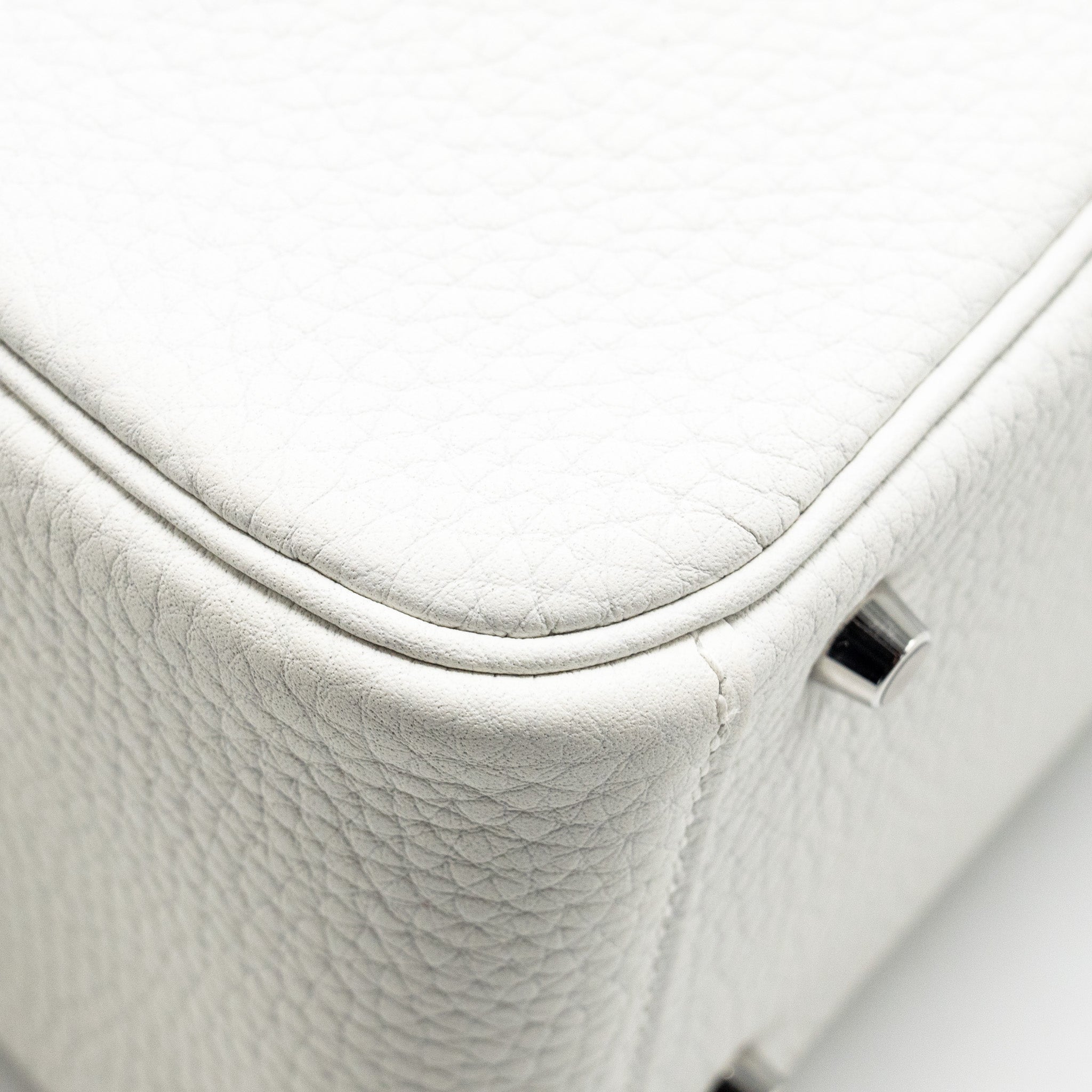 HERMES MINI LINDY CLEMENCE NEW WHITE SHW