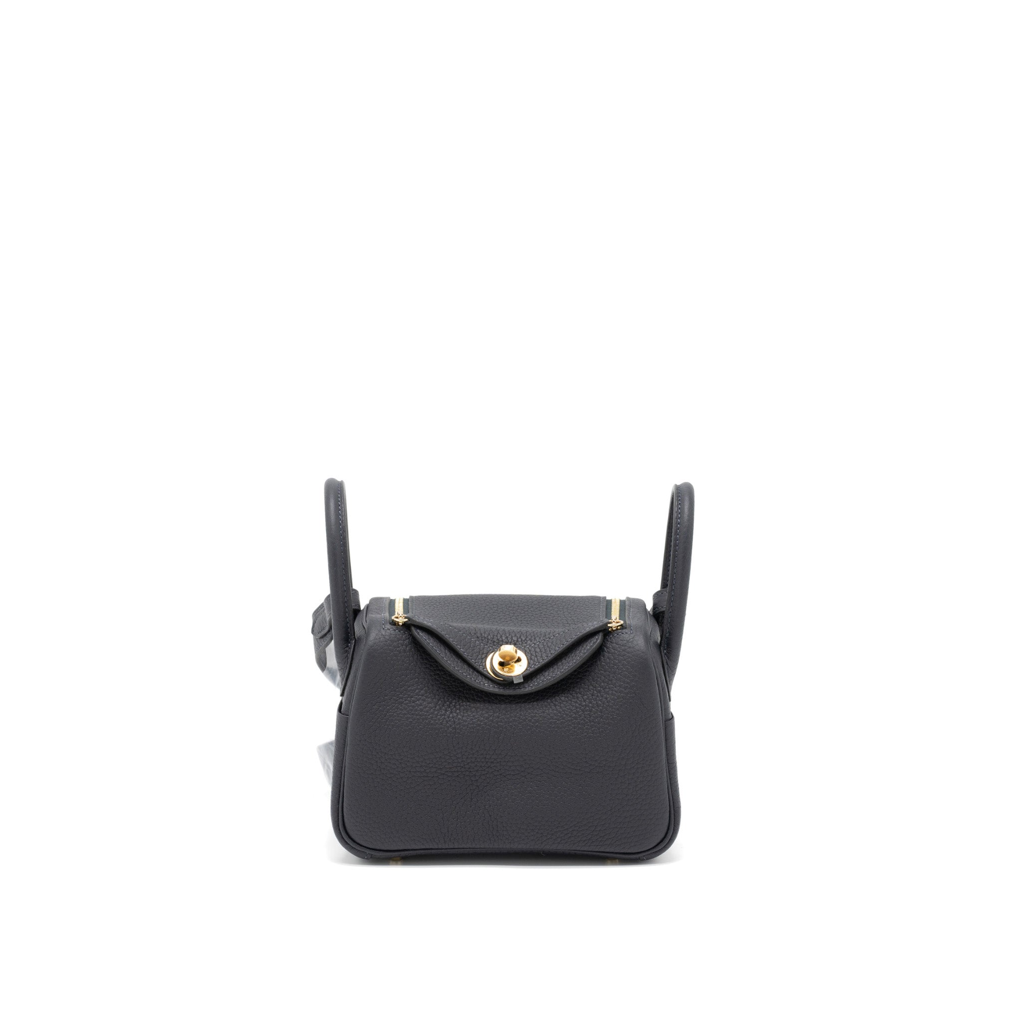 HERMES MINI LINDY CLEMENCE 3Y CABAN GHW