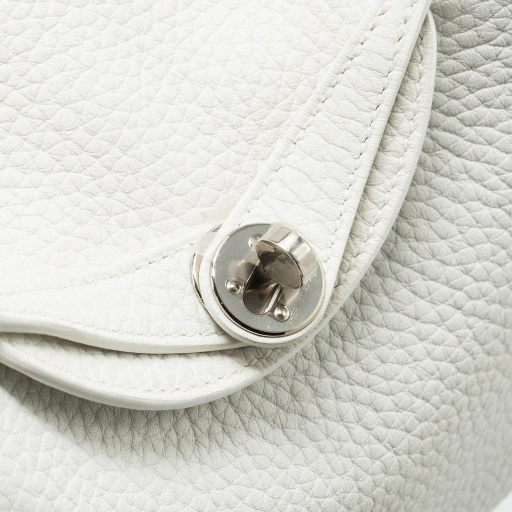 HERMES MINI LINDY CLEMENCE NEW WHITE SHW