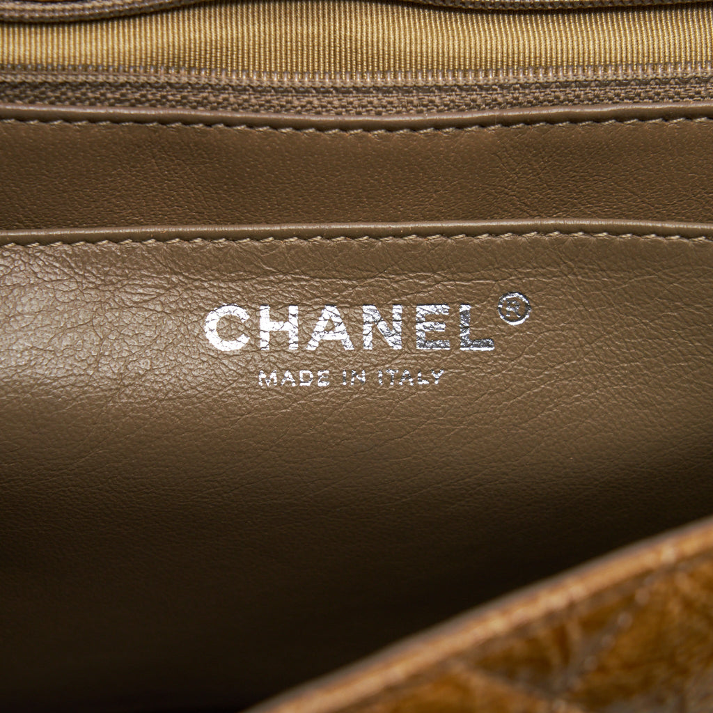 CHANEL SEASONAL FLAP BAG CARAMEL SHW