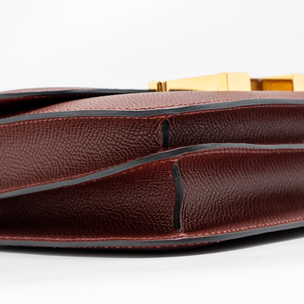 HERMES CONSTANCE MINI EPSOM ROUGH H GHW