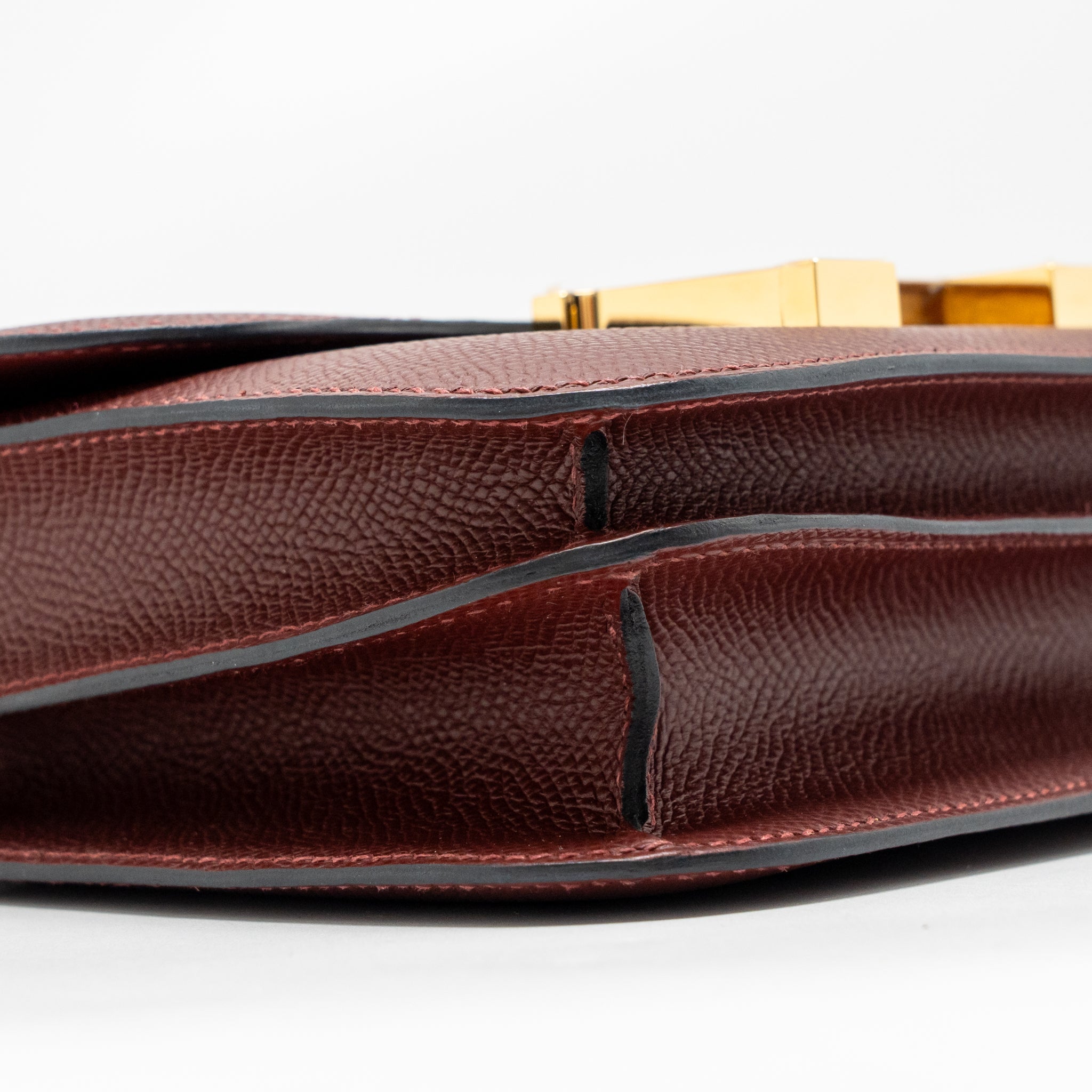 HERMES CONSTANCE MINI EPSOM ROUGH H GHW