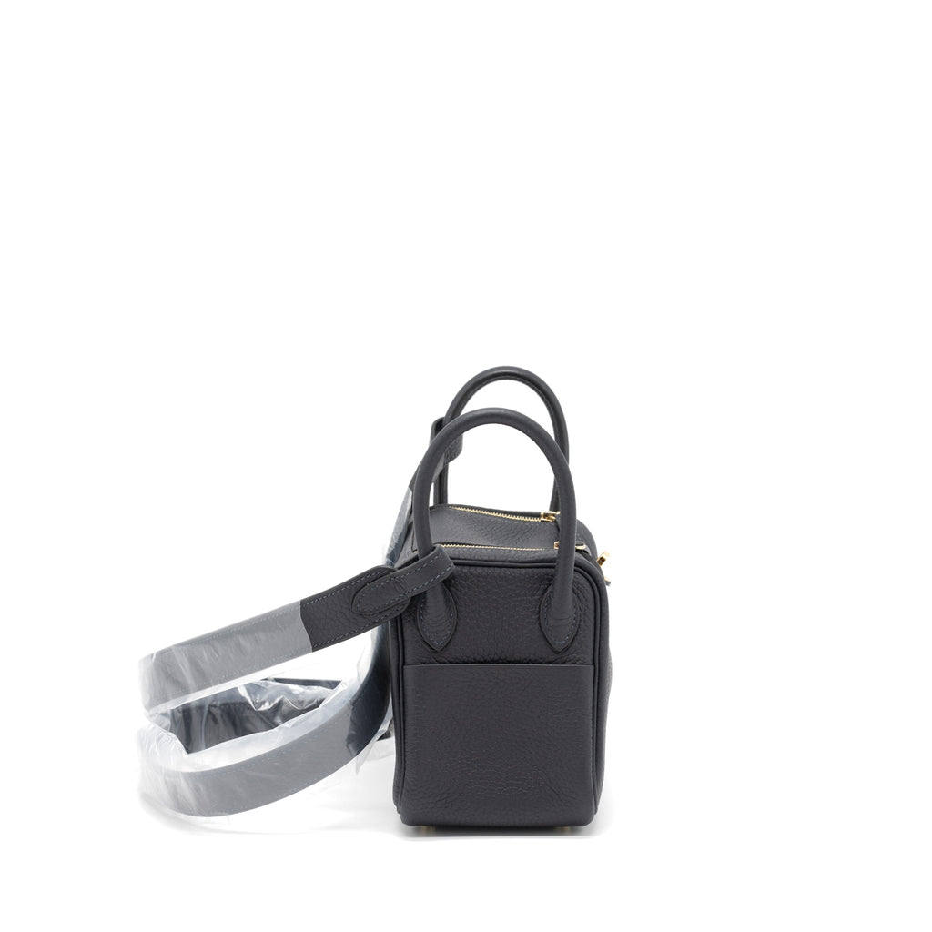 HERMES MINI LINDY CLEMENCE 3Y CABAN GHW