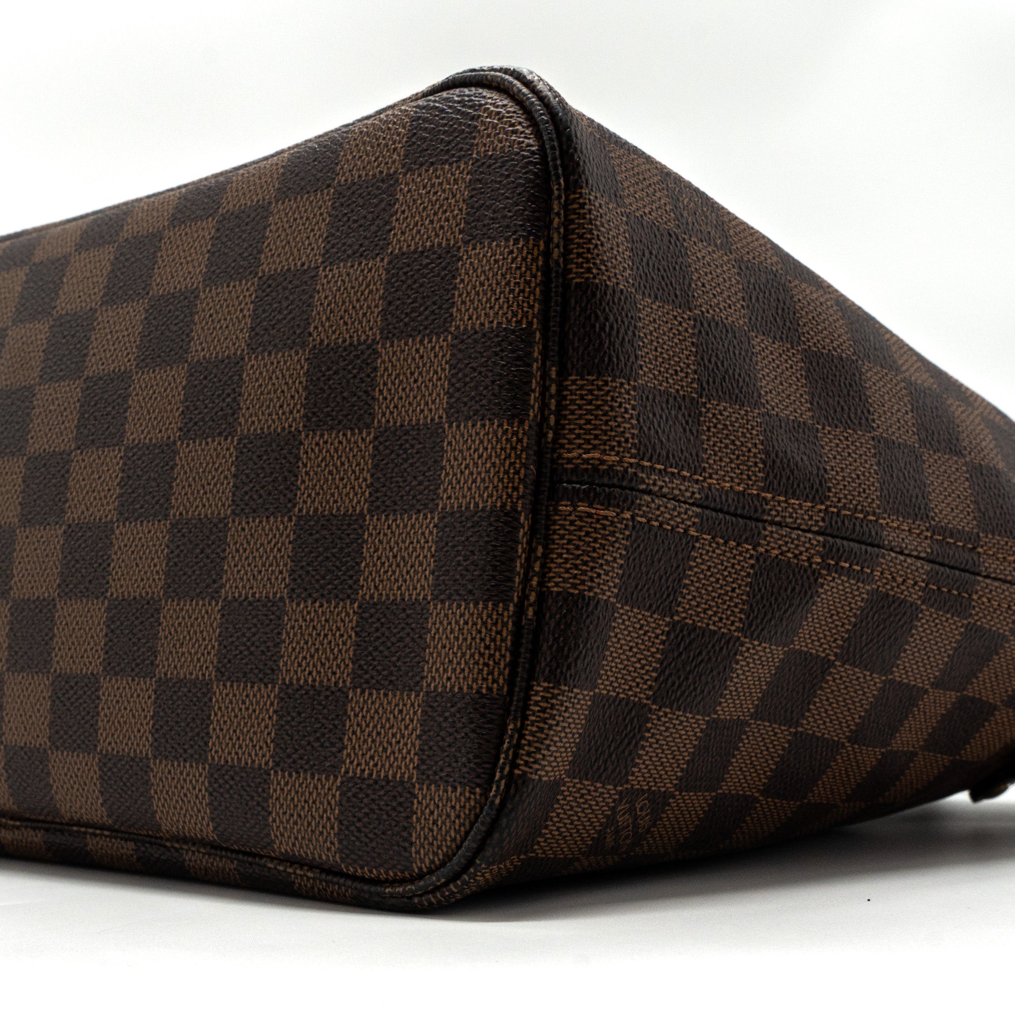 LOUIS VUITTON NEVERFULL MM DAMIER EBENE GHW