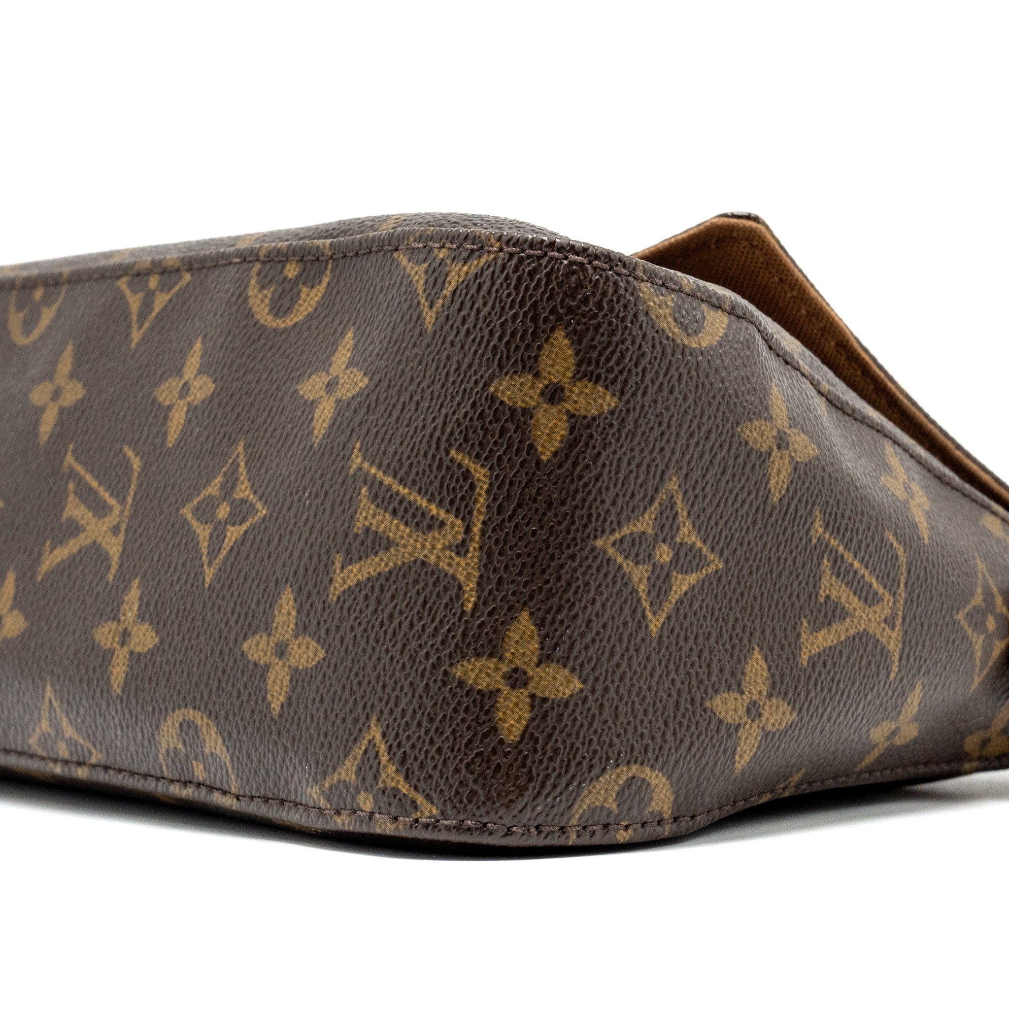 LOUIS VUITTON VINTAGE MINI LOOPING SHOULDER BAG MONOGRAM CANVAS GHW