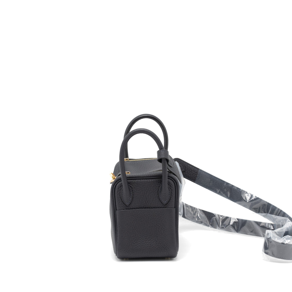 HERMES MINI LINDY CLEMENCE 3Y CABAN GHW