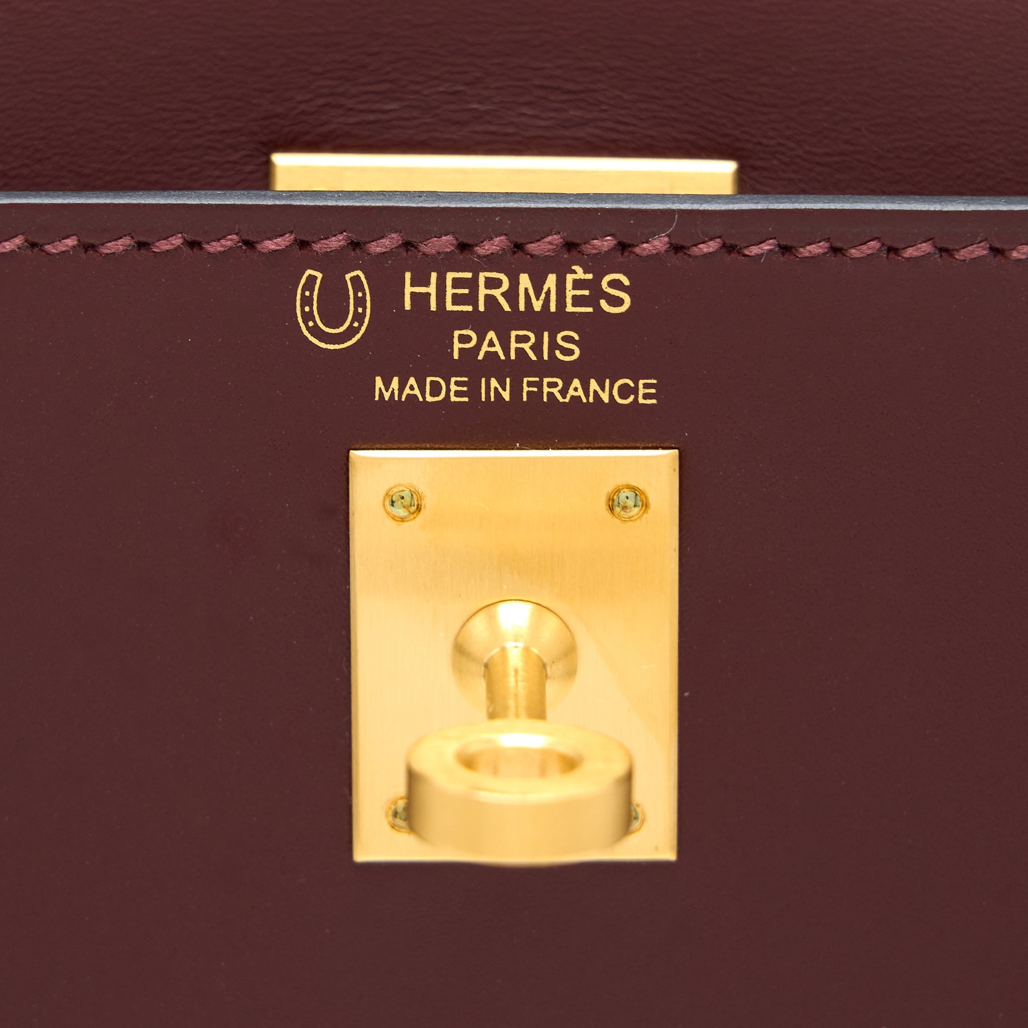 HERMES KELLY 25 SPECIAL ORDER SOMBRERO ROUGE H BRUSHED GHW