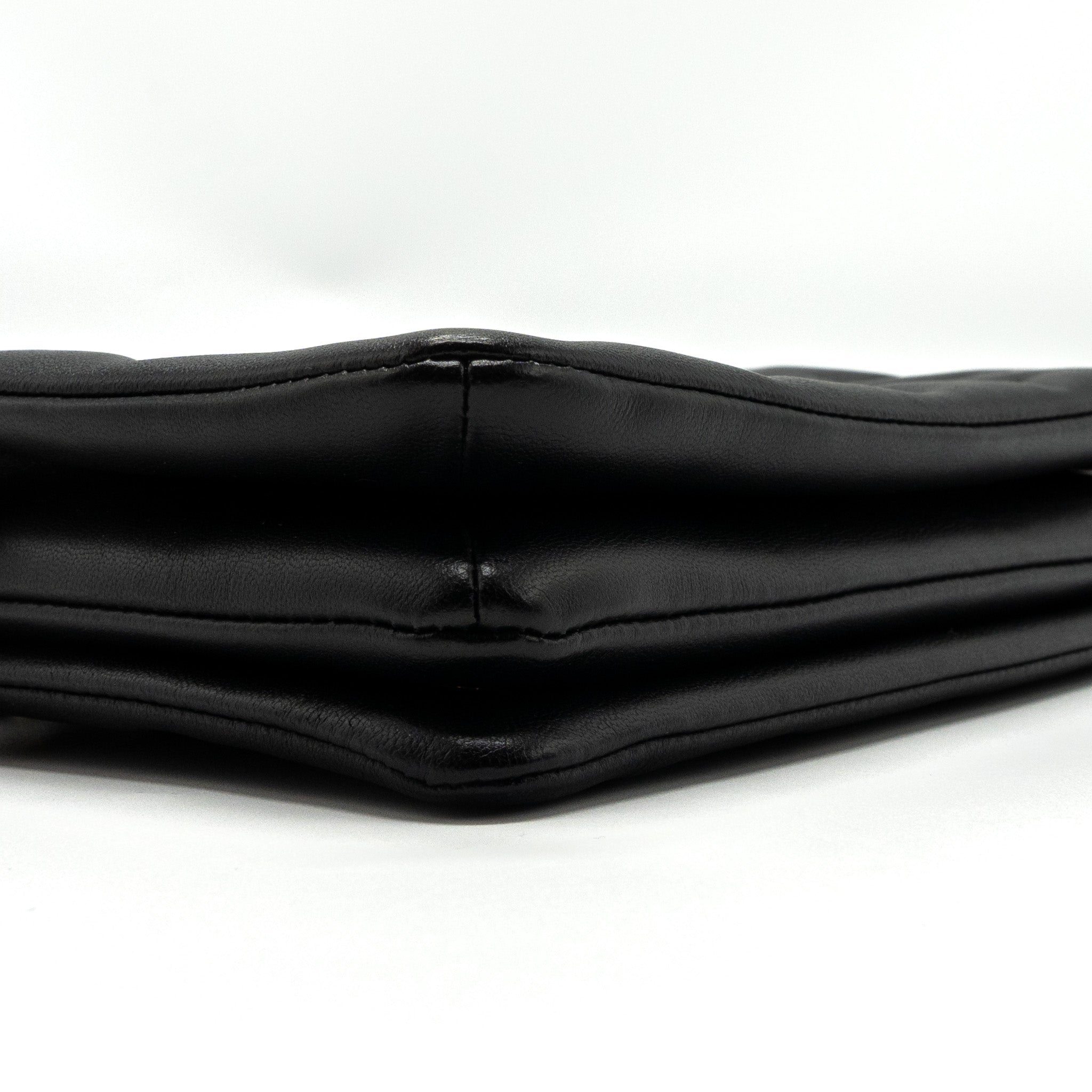 LOUIS VUITTON POCHETTE COUSSIN LAMBSKIN BLACK GHW