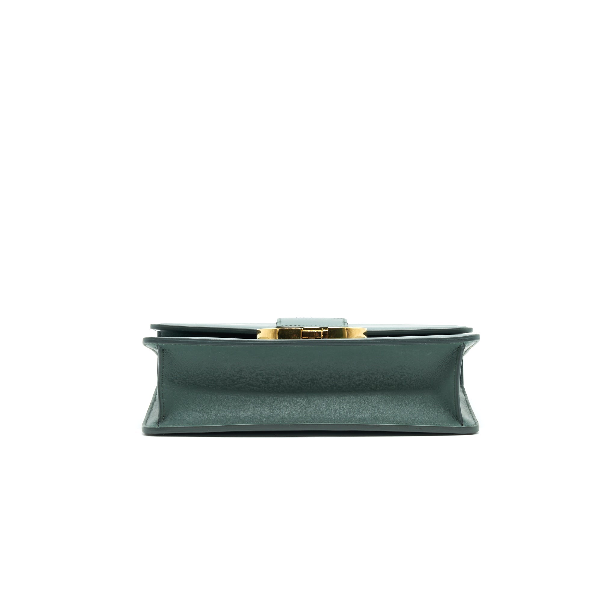 DIOR 30 MONTAIGNE MEDIUM FLAP BAG GREEN WITH GHW