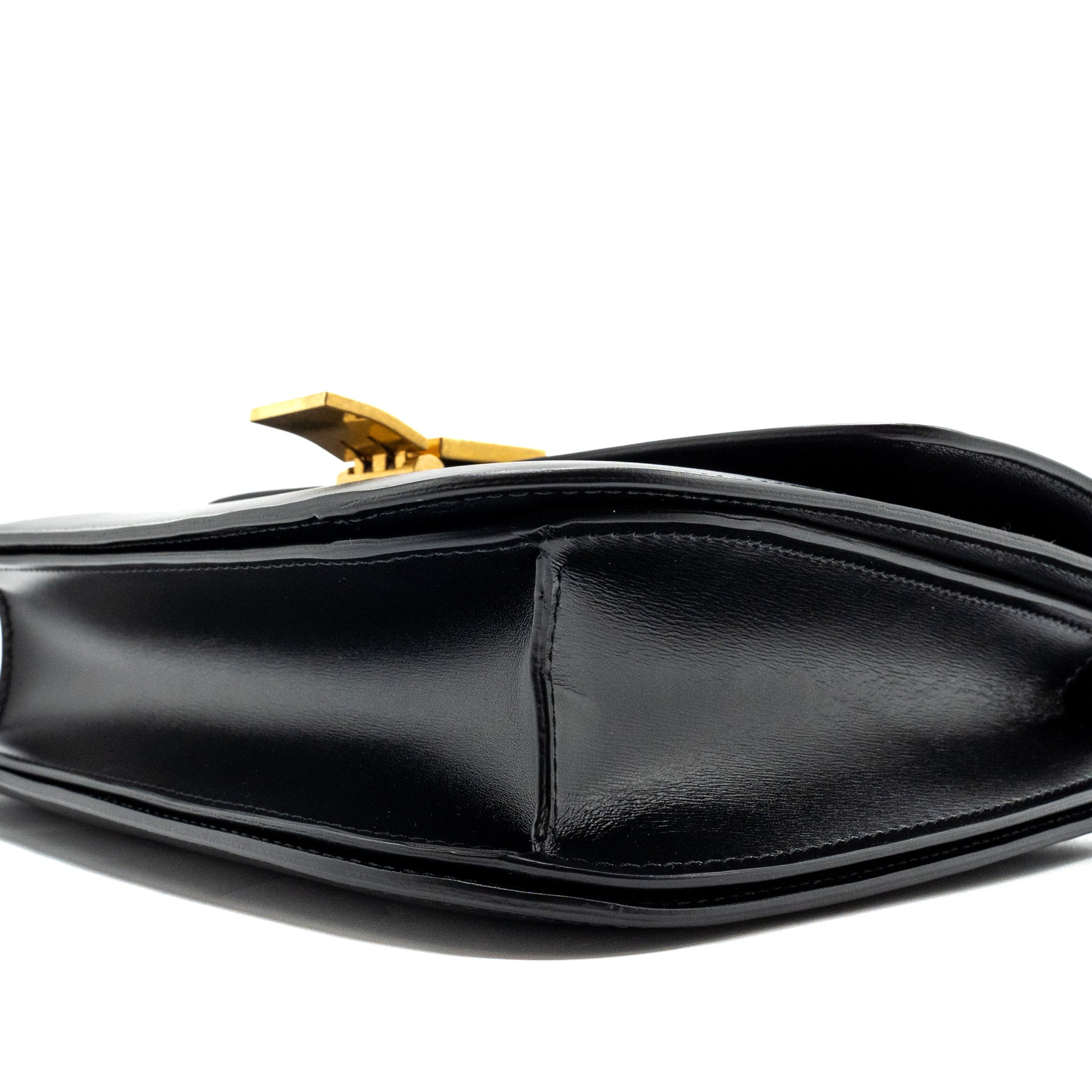 CELINE MEDIUM CLASSIC BOX BAG CALFSKIN BLACK GHW