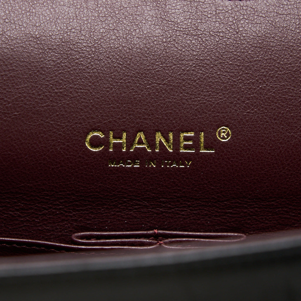 CHANEL MAXI CLASSIC DOUBLE FLAP BAG LAMBSKIN BLACK GHW