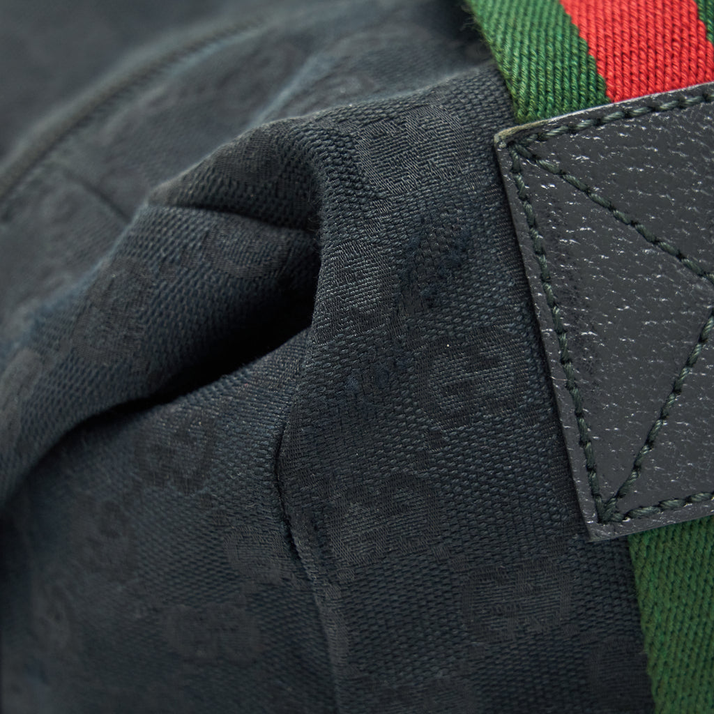 GUCCI TOTE FABRIC GG SUPREME BLACK