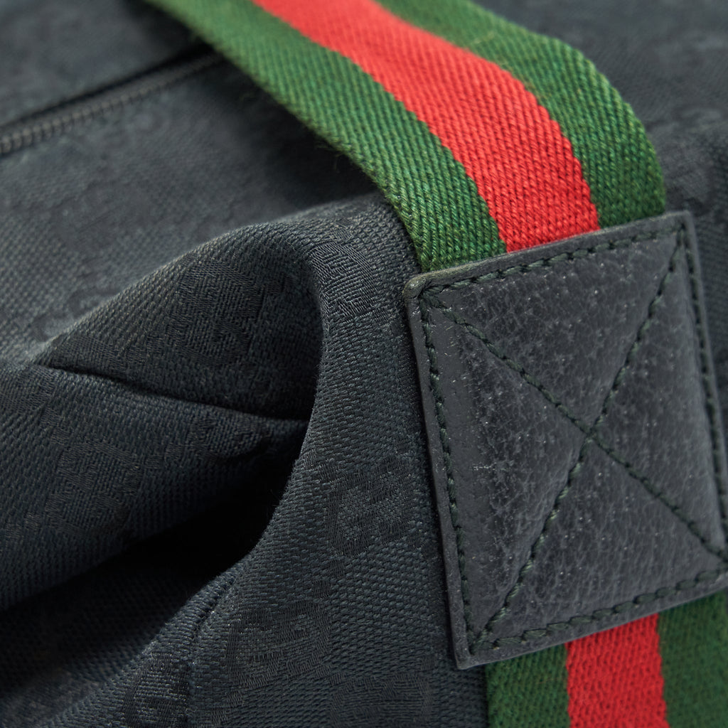 GUCCI TOTE FABRIC GG SUPREME BLACK