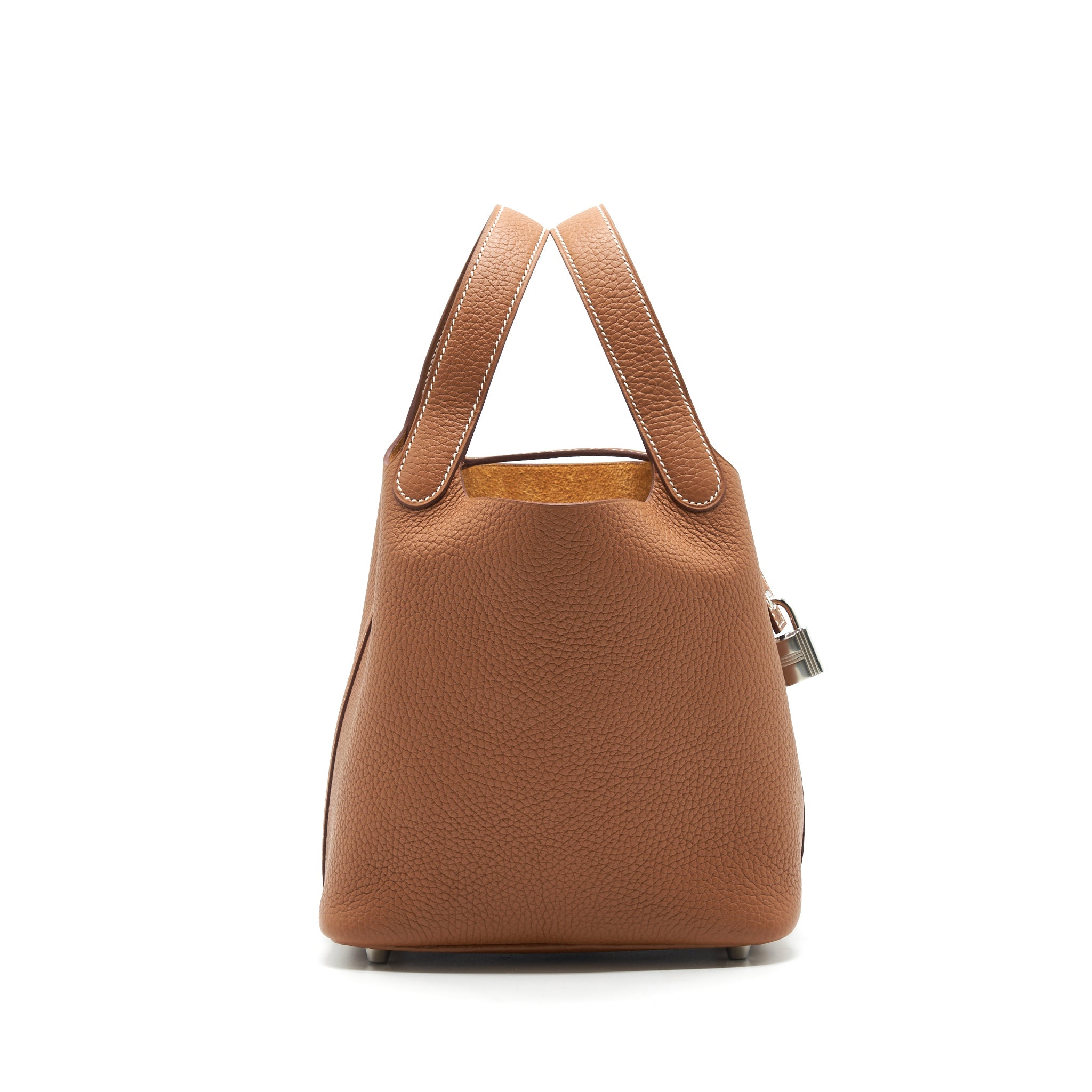 HERMES PICOTIN 18 LOCK BAG GOLD WITH SHW
