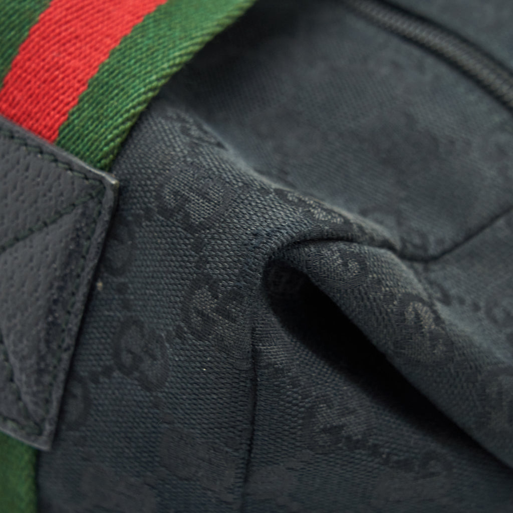 GUCCI TOTE FABRIC GG SUPREME BLACK