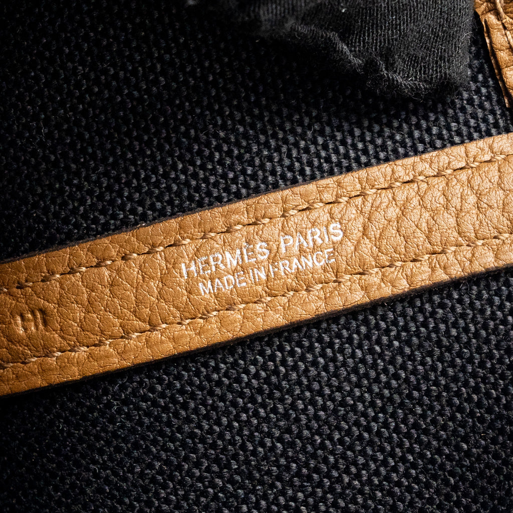 HERMES GARDEN PARTY 36 CANVAS/ NEGONDA BLACK/ ALEZAN SHW