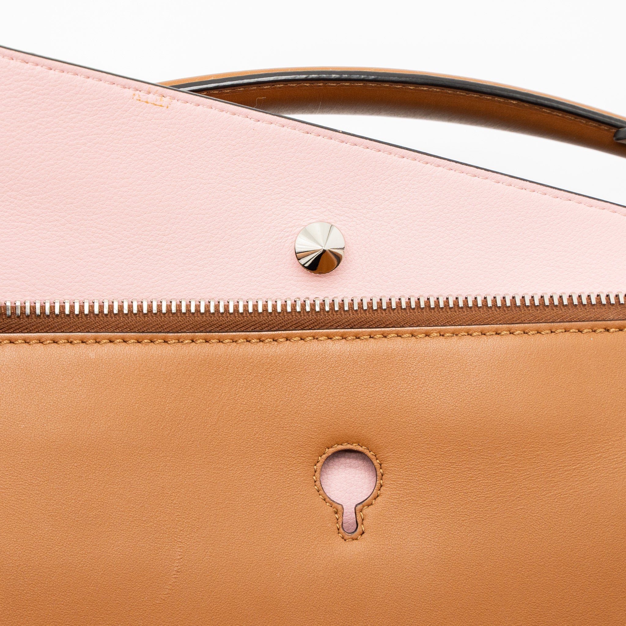 FENDI DOTCOM BAG CALFSKIN BROWN SHW