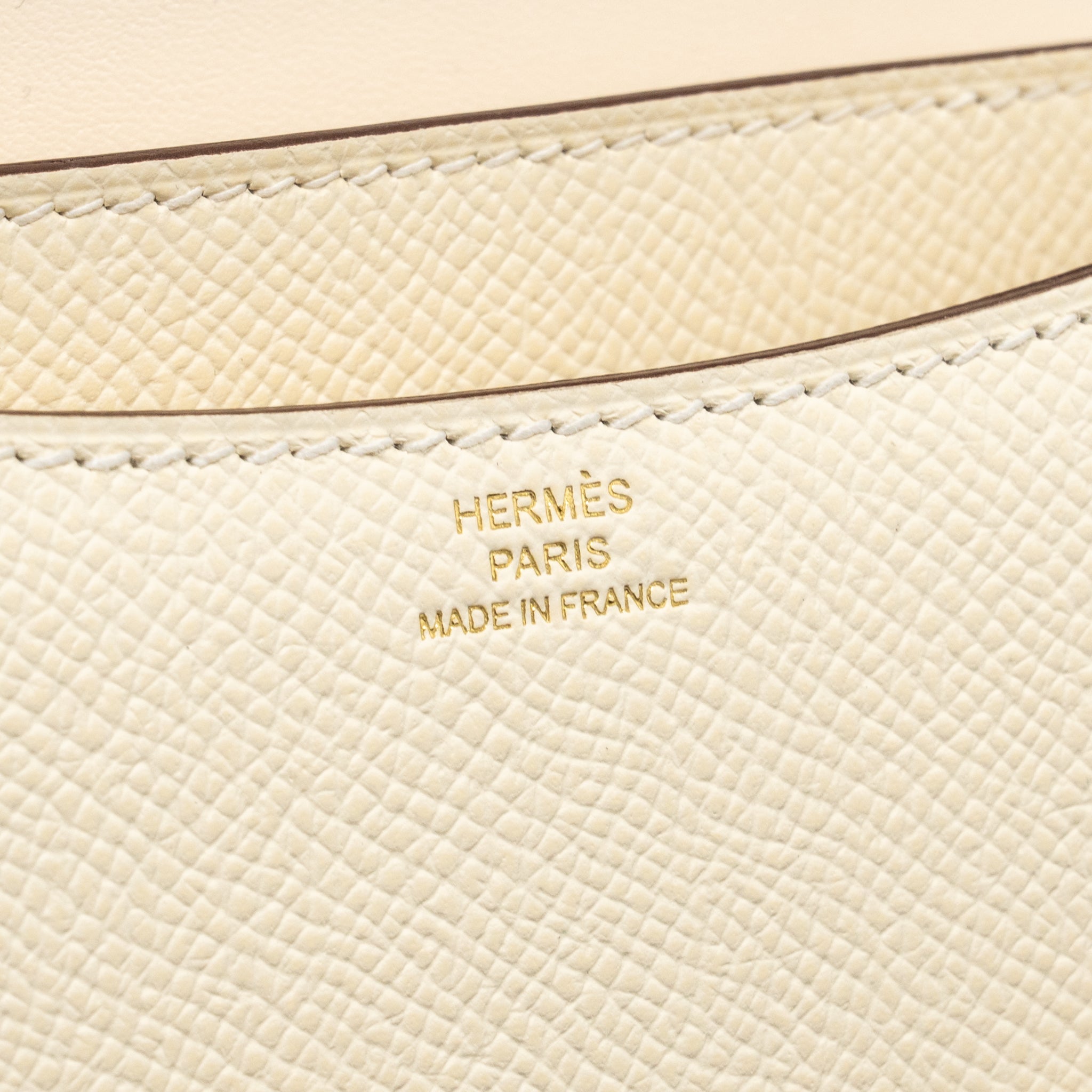 HERMES MINI CONSTANCE EPSOM NATA GHW