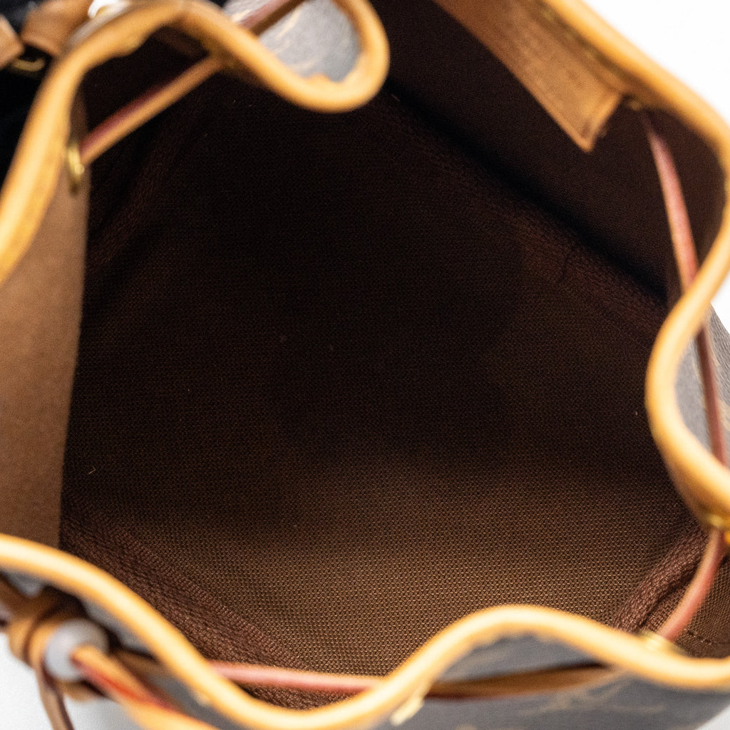 LOUIS VUITTON NANO NOE MONOGRAM CANVAS GHW