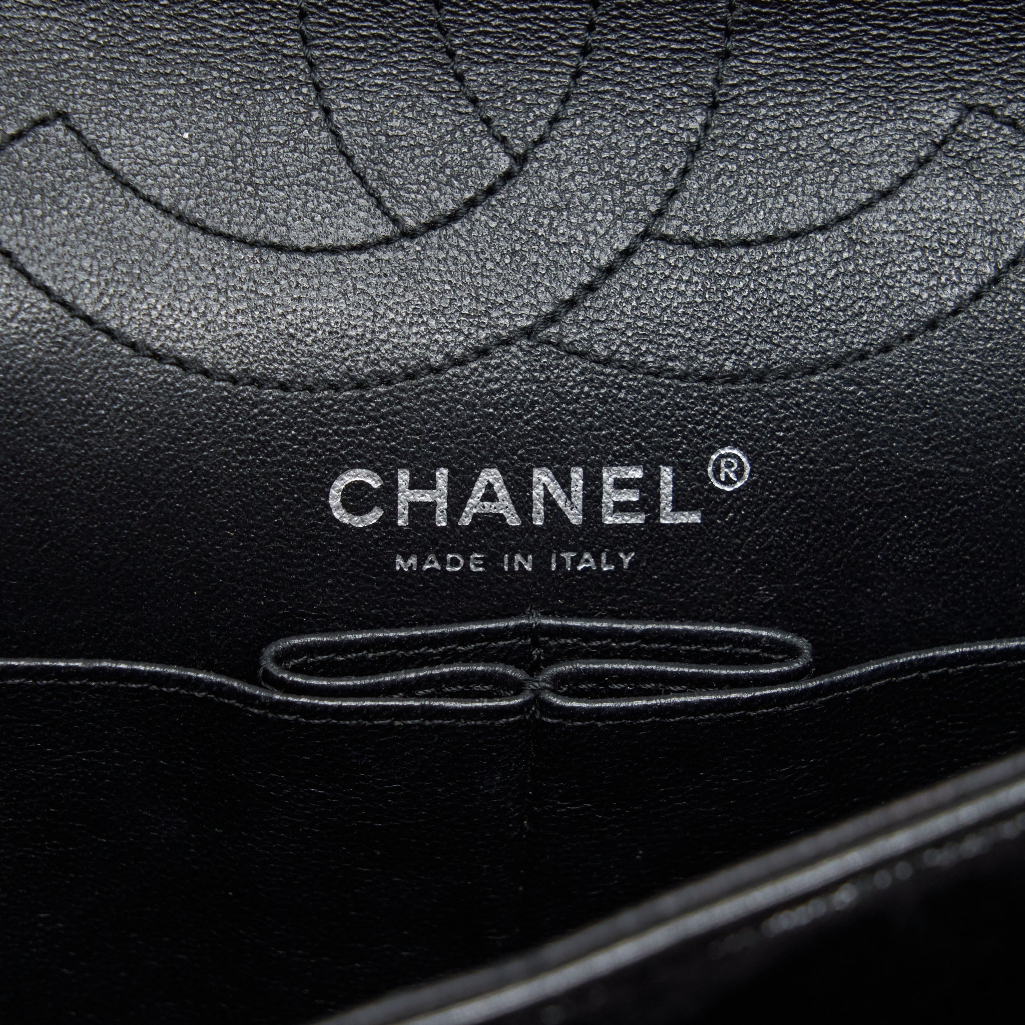 CHANEL 2.55 226 REISSUE AGED CALFSKIN SO BLACK