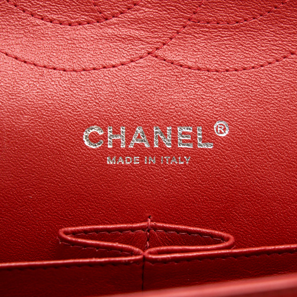 CHANEL JUMBO CLASSIC DOUBLE FLAP BAG LAMBSKIN CORAL SHW