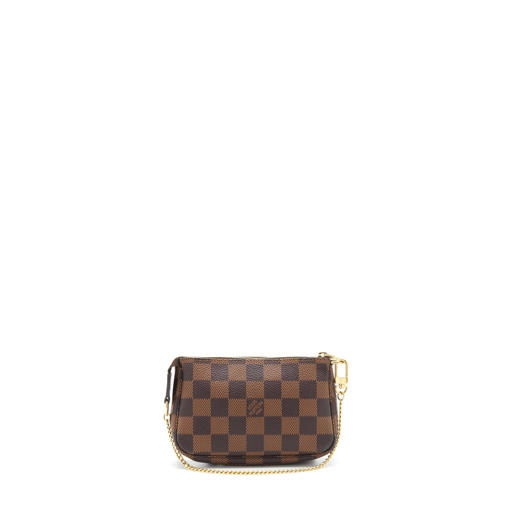 LOUIS VUITTON MINI POCHETTE DAMIER EBENE GHW