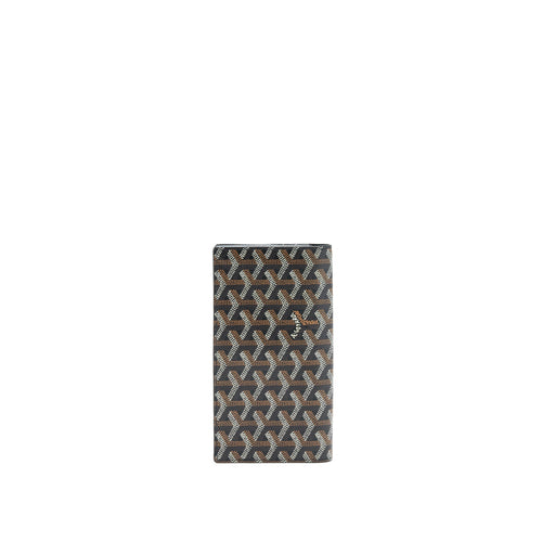 GOYARD RICHELIEU WALLET GOYARDINE IN BLACK CANVAS