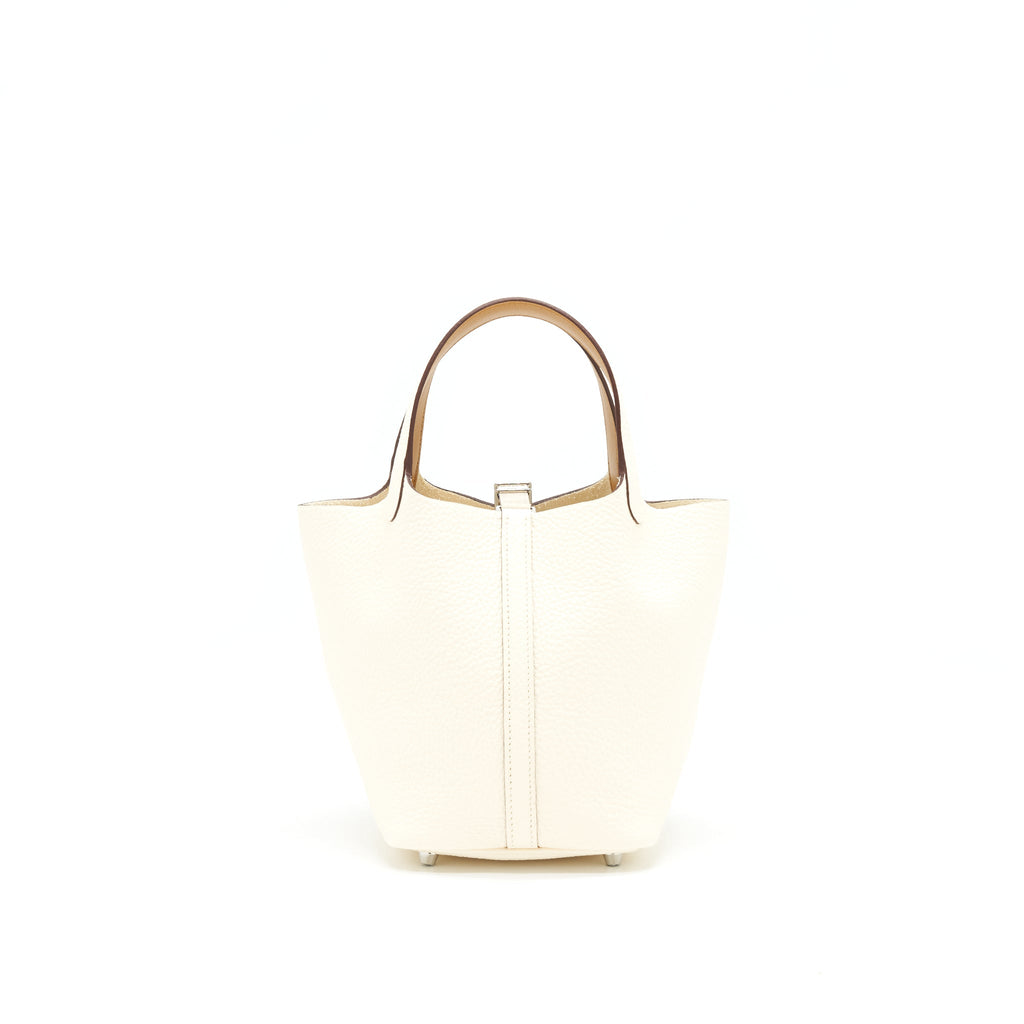 HERMES PICOTIN 18 LOCK BAG NATA/ SESAME SHW
