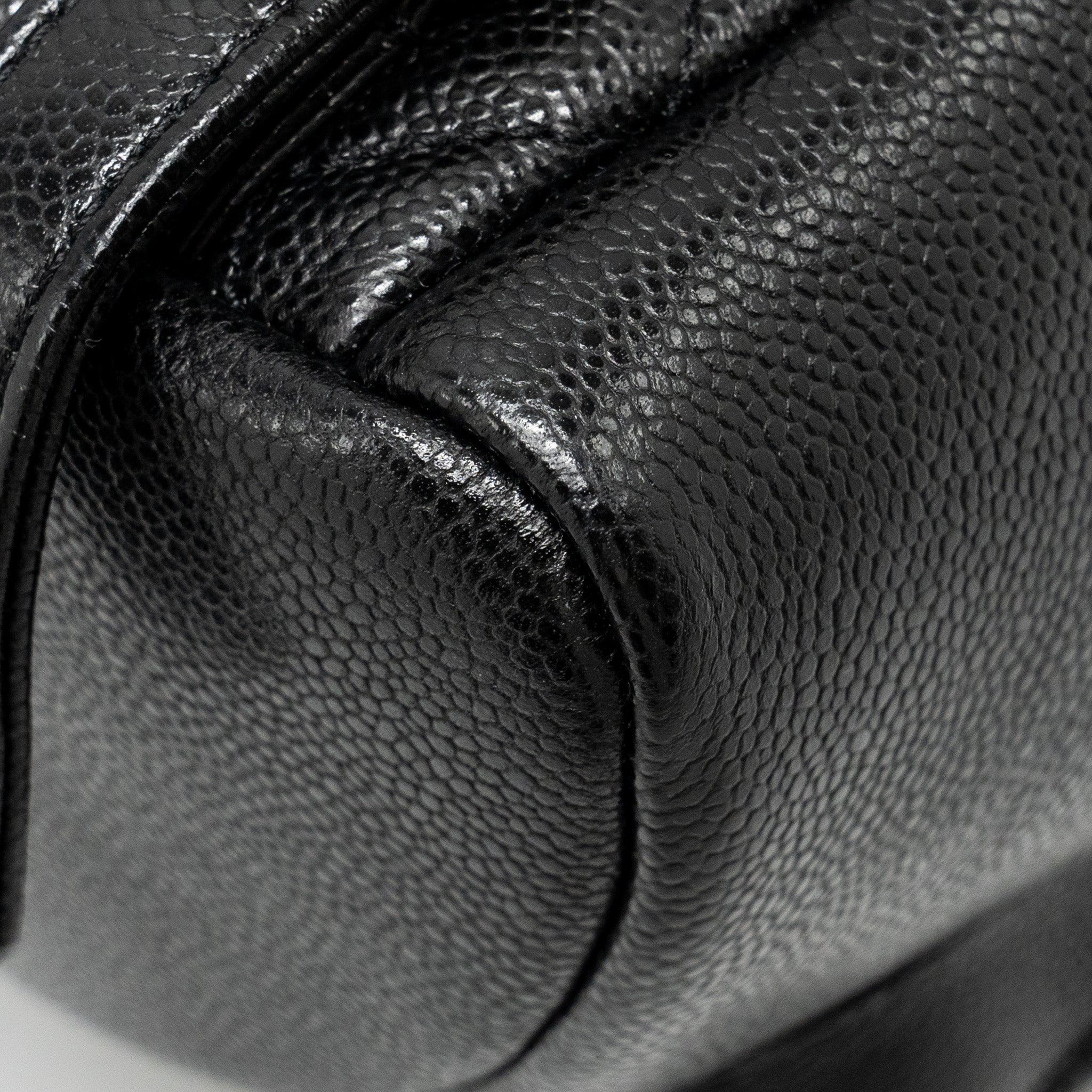 CHANEL TRIPLE PACK DUMA BACKPACK CAVIAR BLACK LGHW (MICROCHIP)