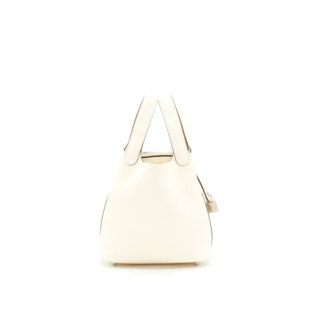 HERMES PICOTIN 18 LOCK BAG NATA/ SESAME SHW