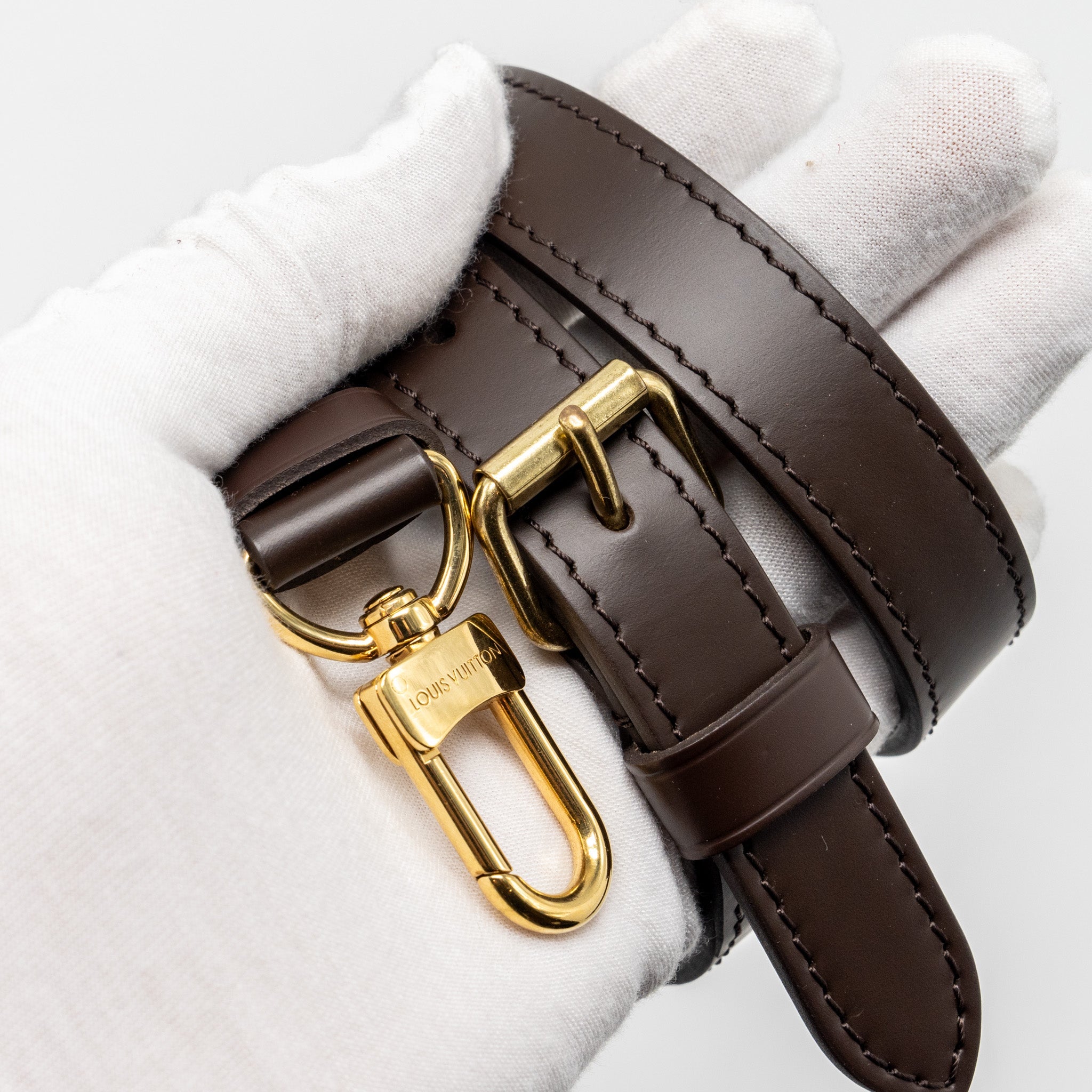 LOUIS VUITTON SPEEDY BANDOULIERE 25 DAMIER EBENE GHW