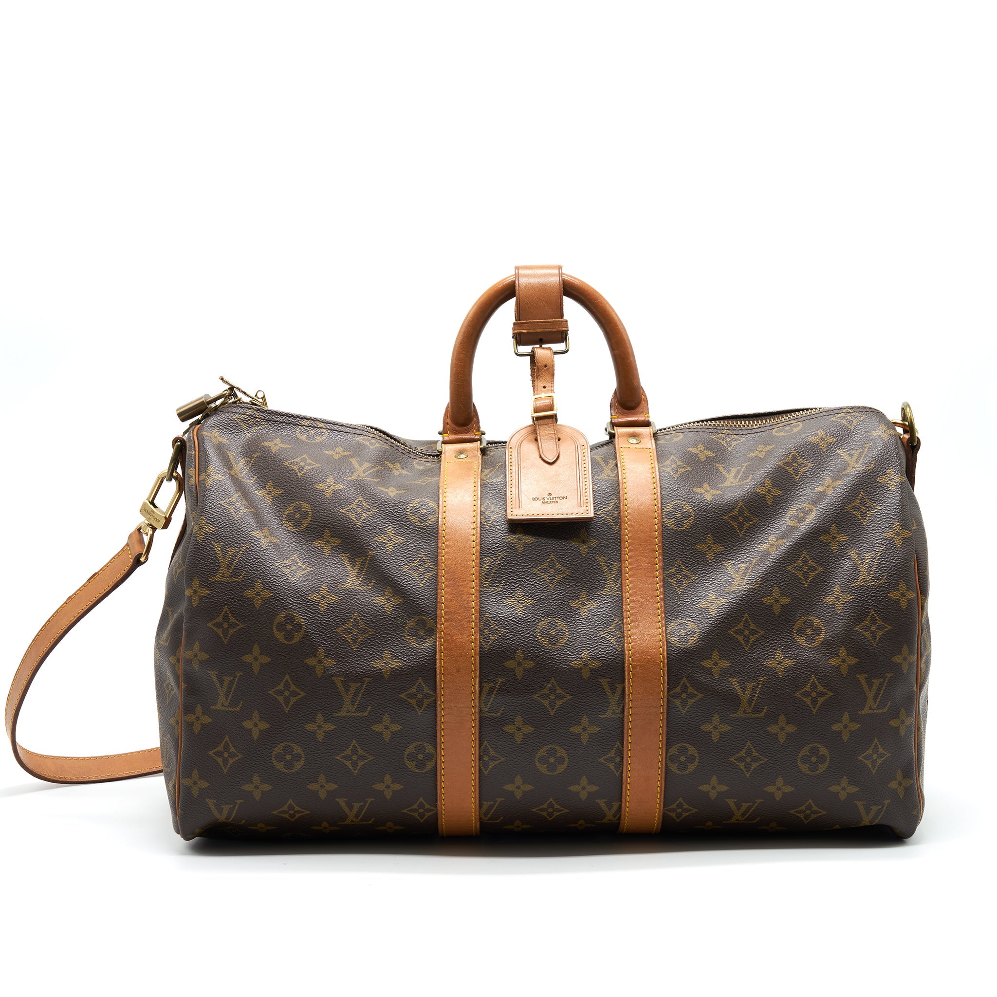 LOUIS VUITTON VINTAGE KEEPALL 45 MONOGRAM CANVAS