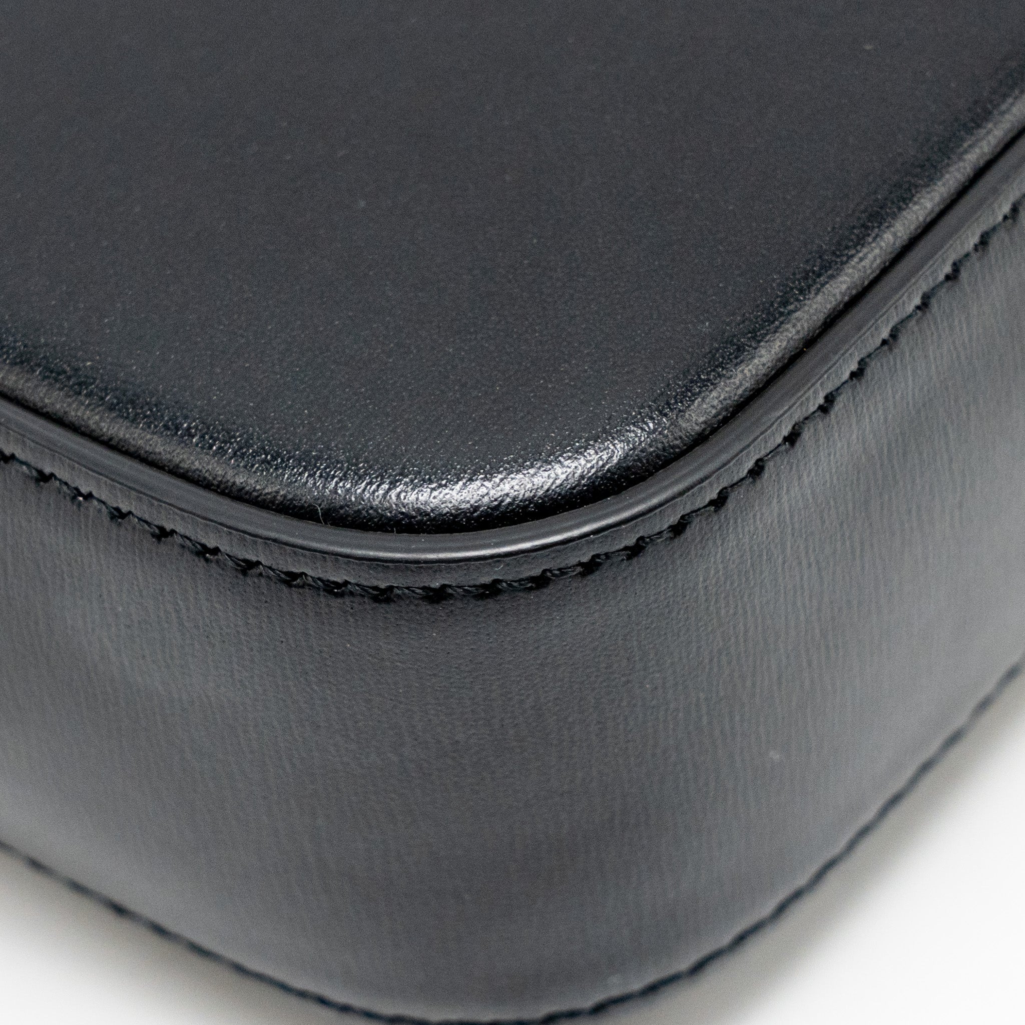 CELINE MINI CLAUDE CALFSKIN BLACK GHW