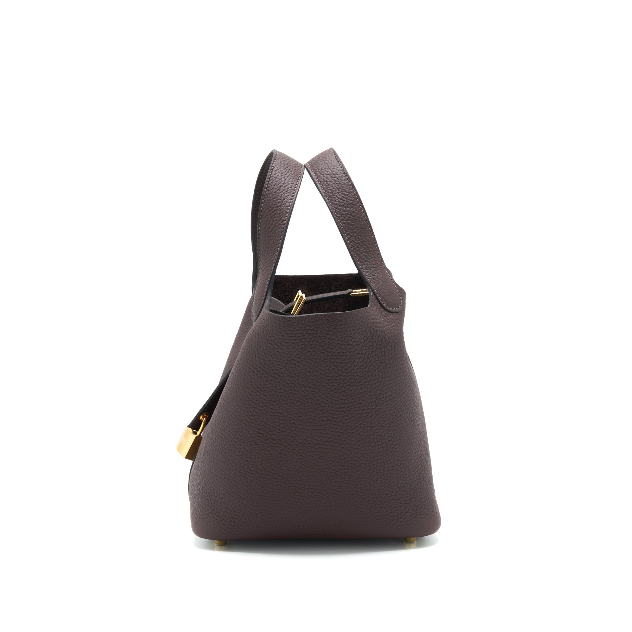 HERMES PICOTIN 18 LOCK BAG ROUGE SELLIER GHW