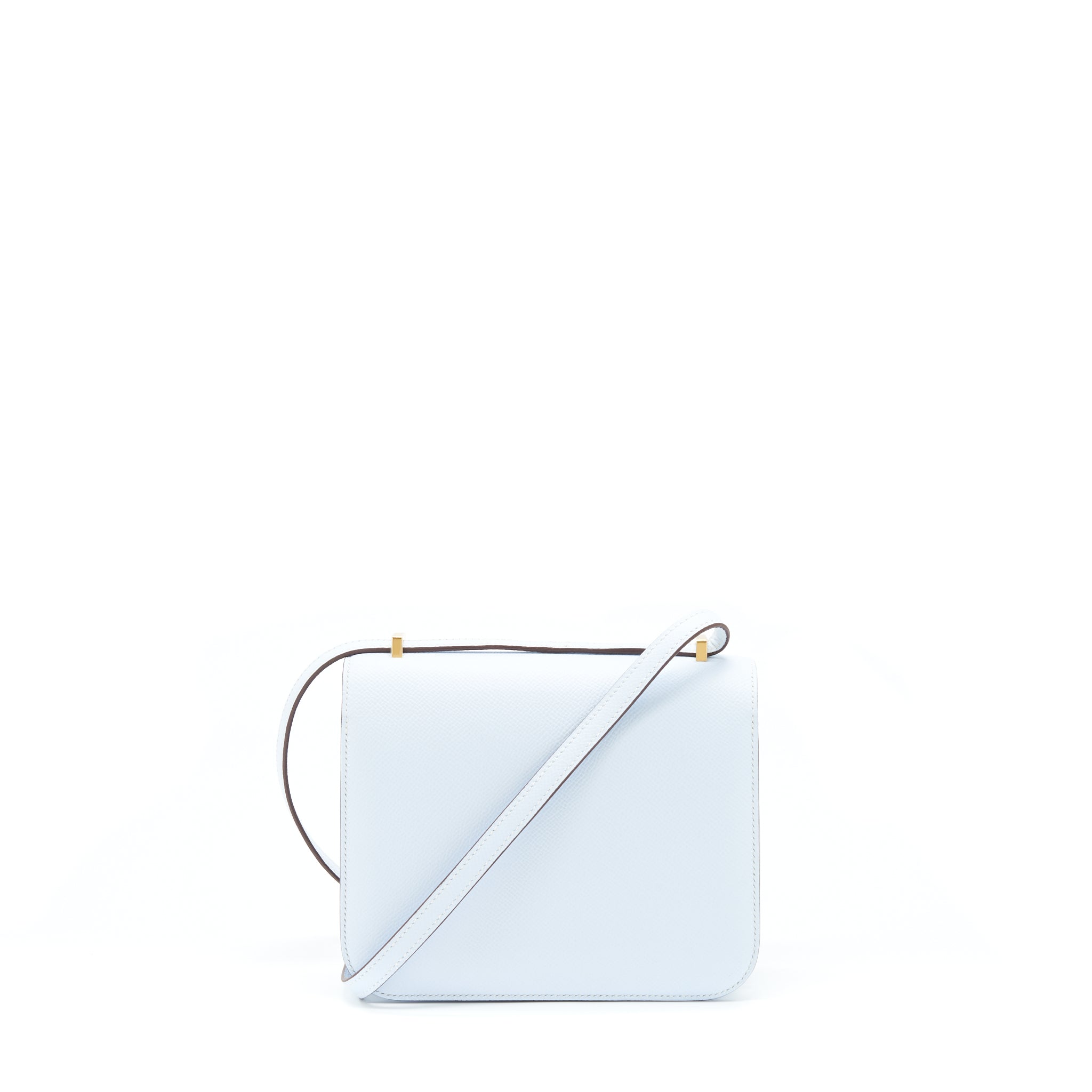 HERMES MINI CONSTANCE EPSOM BLUE BRUME GHW