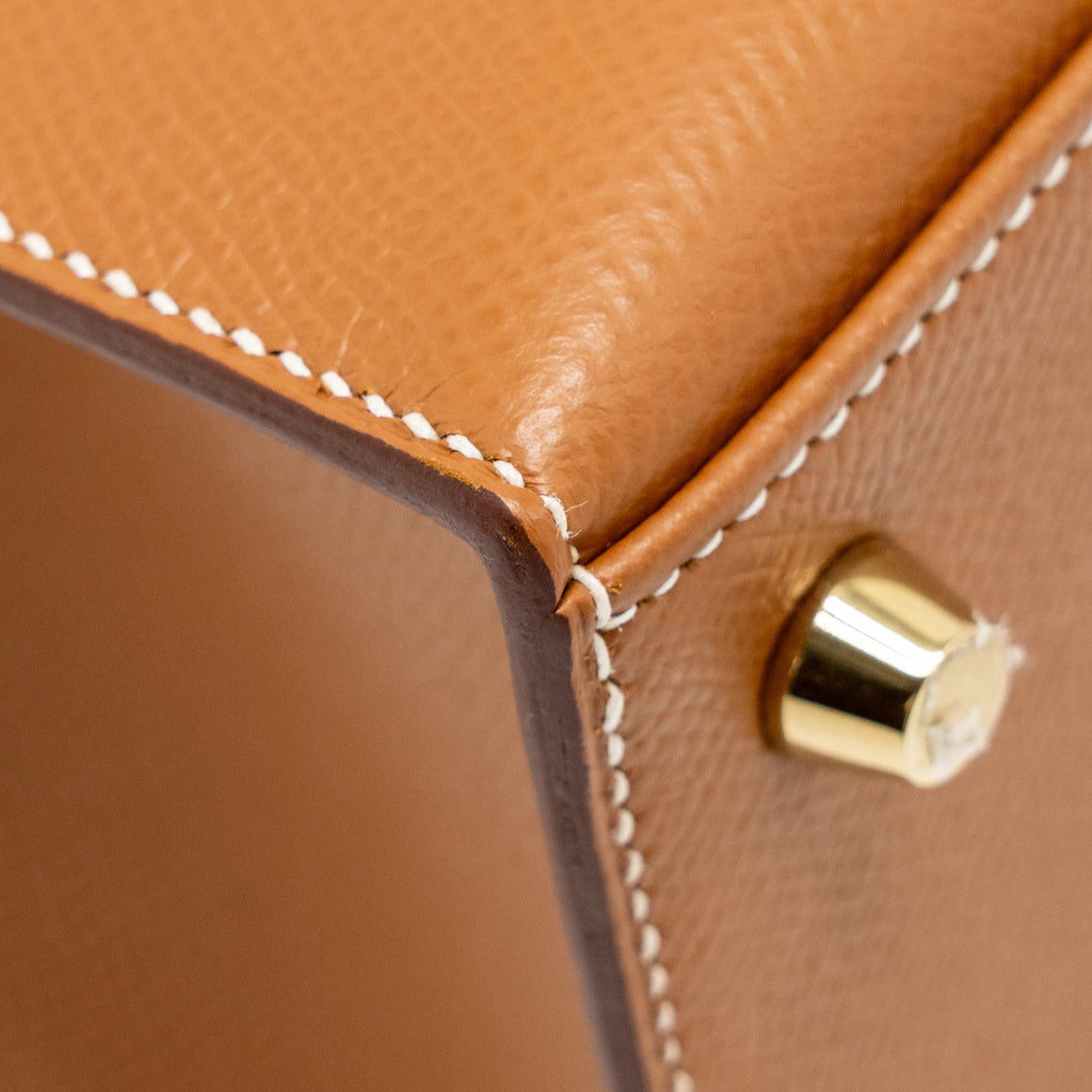 HERMES KELLY 25 EPSOM GOLD GHW