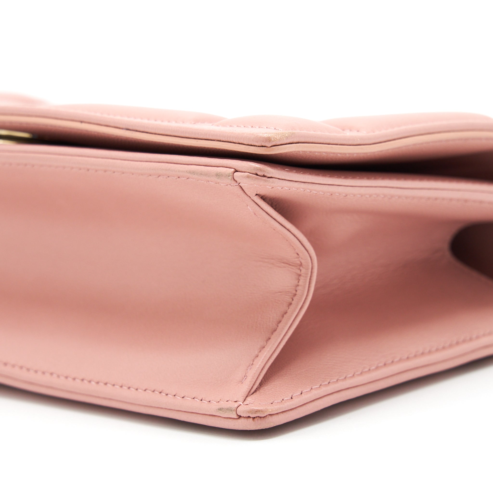 DIOR SMALL DIORAMA BAG LAMBSKIN PINK LGHW
