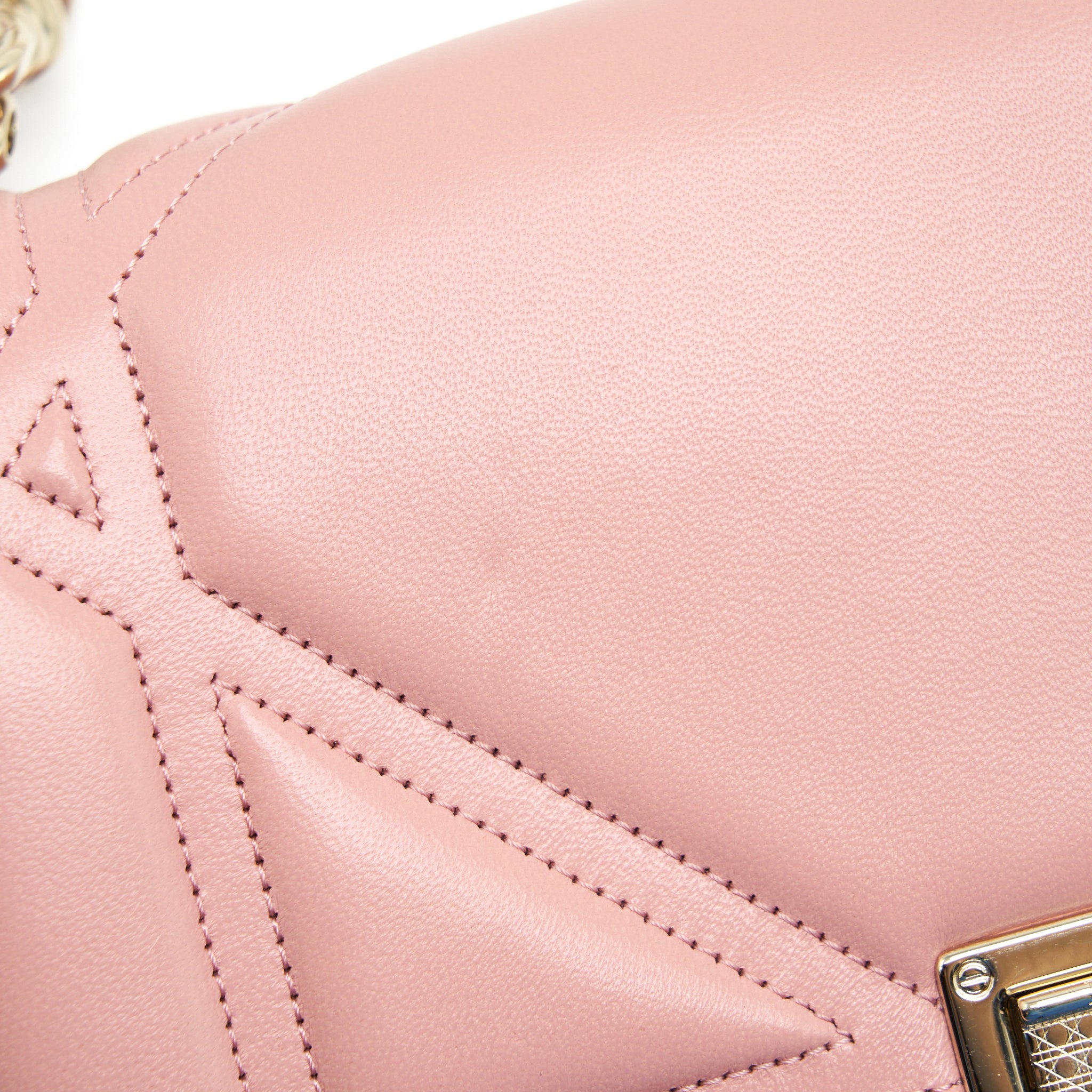 DIOR SMALL DIORAMA BAG LAMBSKIN PINK LGHW