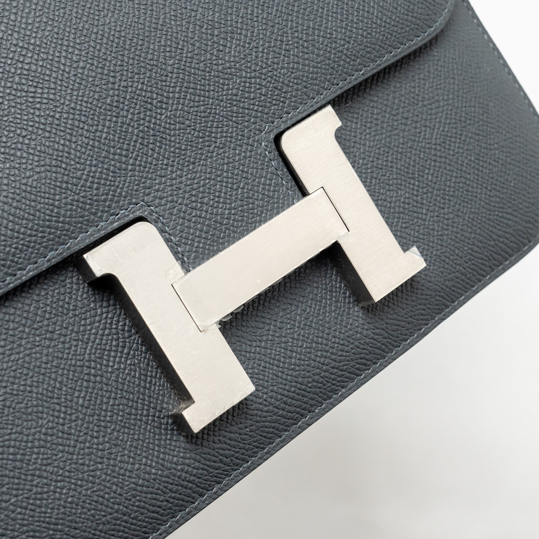 HERMES CONSTANCE 24 EPSOM GRIS MISTY BRUSHED SHW