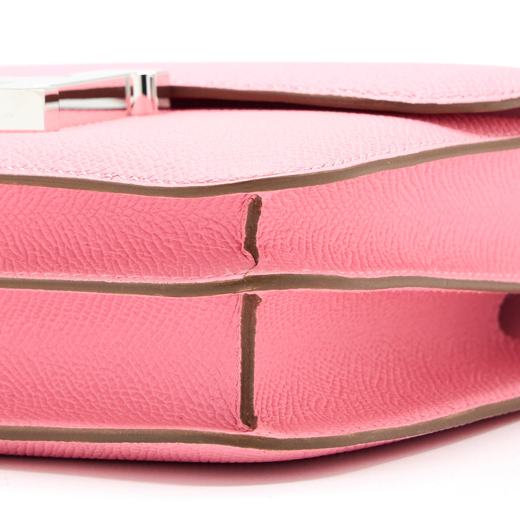 HERMES MINI CONSTANCE EPSOM 1Q ROSE CONFETTI SHW