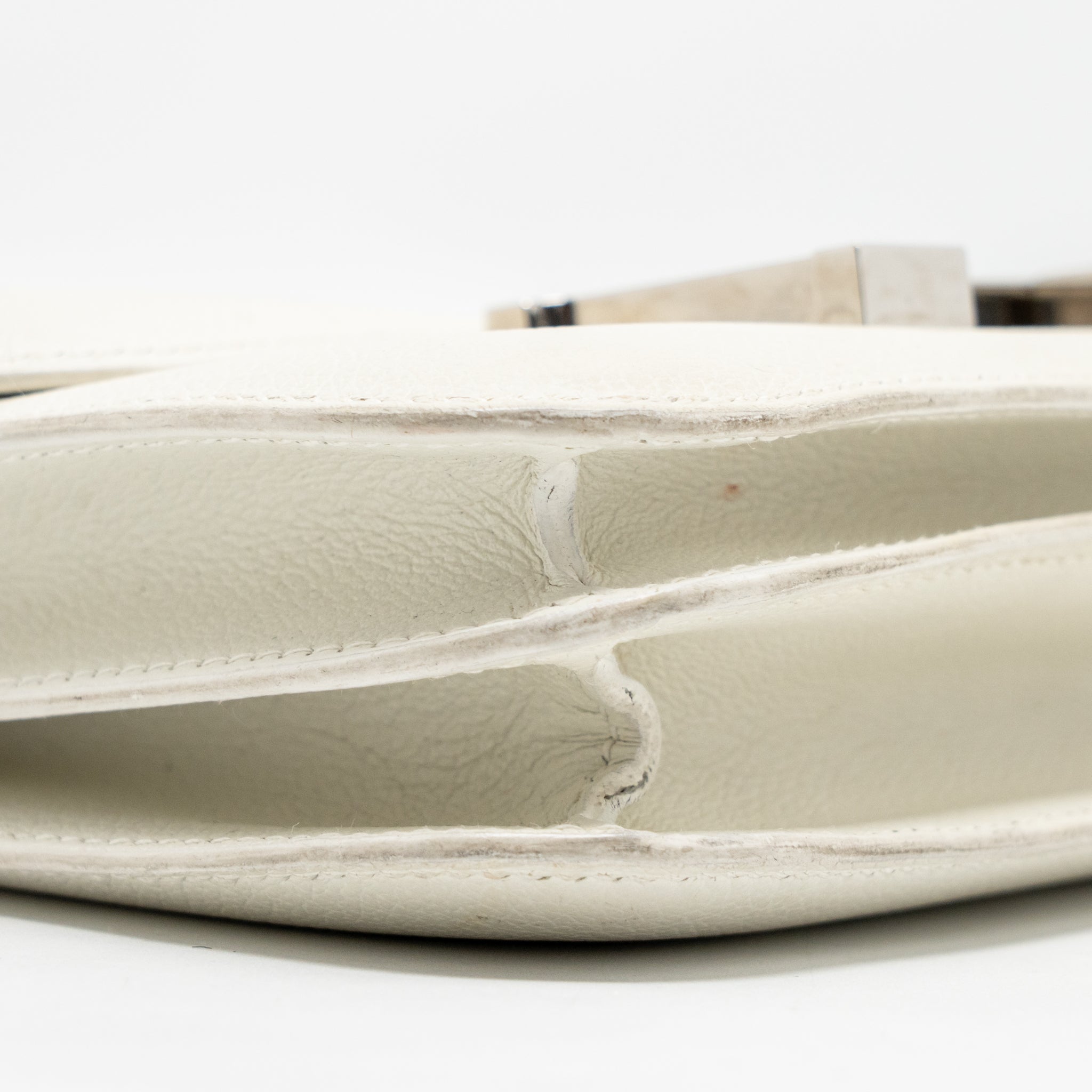 HERMES MINI CONSTANCE EPSOM BLANC SHW