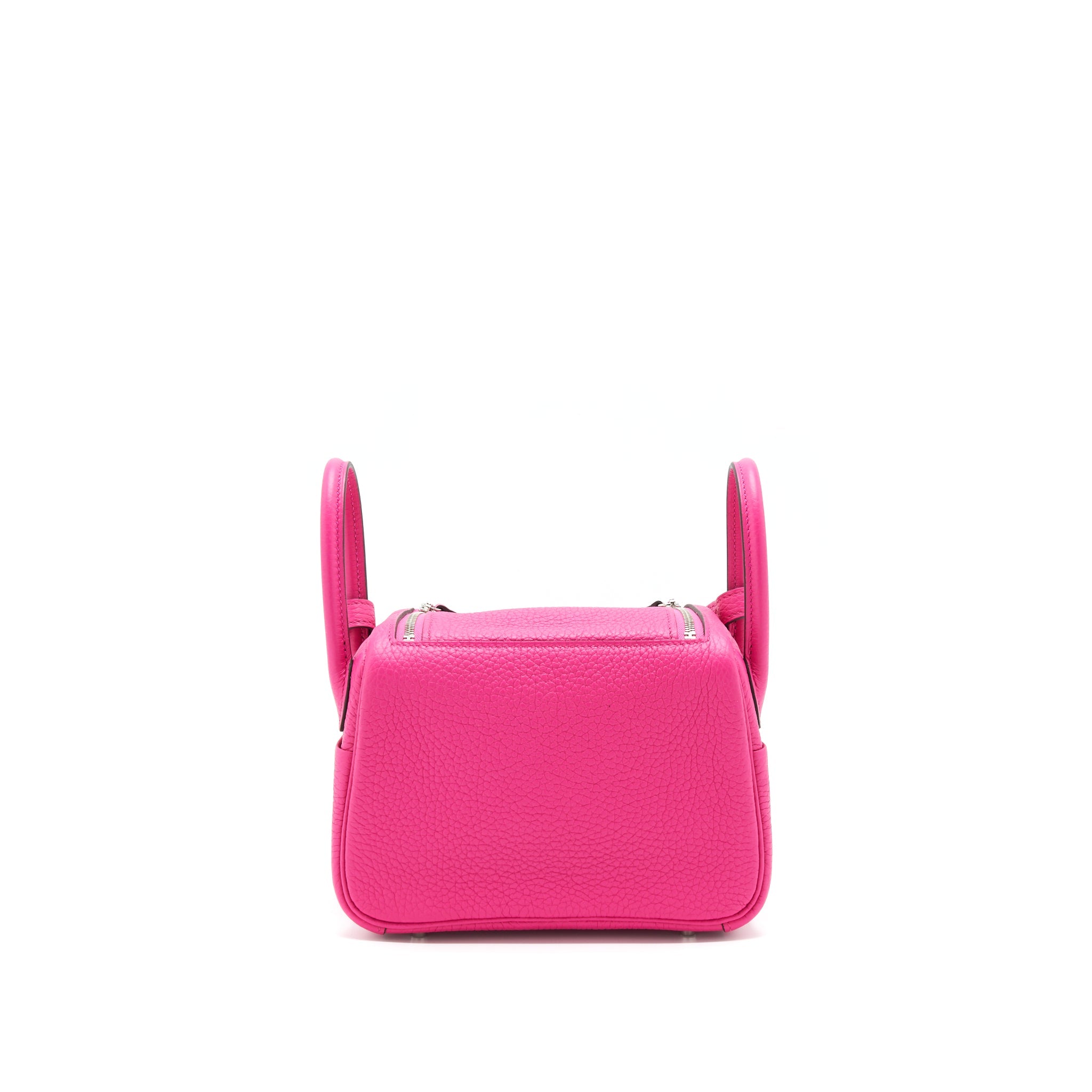 HERMES MINI LINDY ROSE SHOCKING SHW