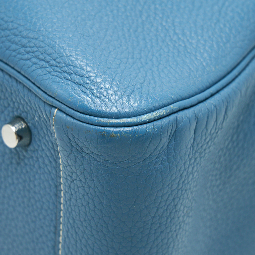 HERMES LINDY 34 BLUE JEAN SHW