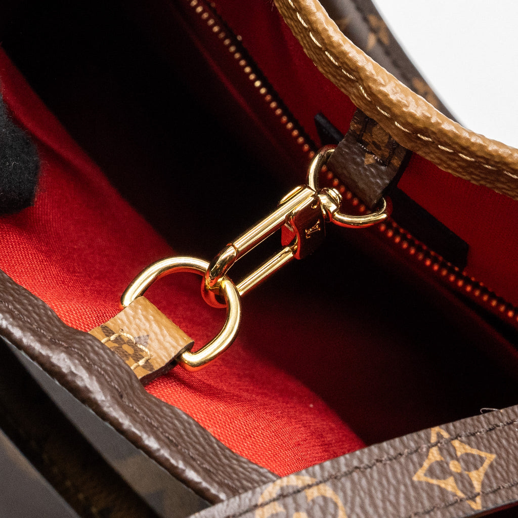 LOUIS VUITTON ONTHEGO GM MONOGRAM REVERSE CANVAS GHW