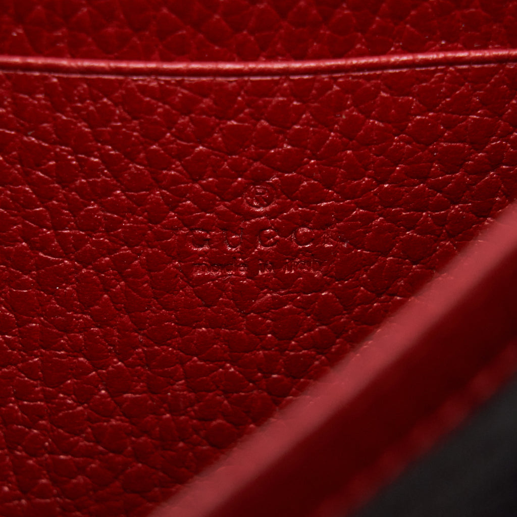 GUCCI DIONYSUS CHAIN WALLET RED GOLD/SLIVER HARDWARE