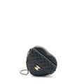 CHANEL 22S HEART BAG LAMBSKIN BLACK LGHW