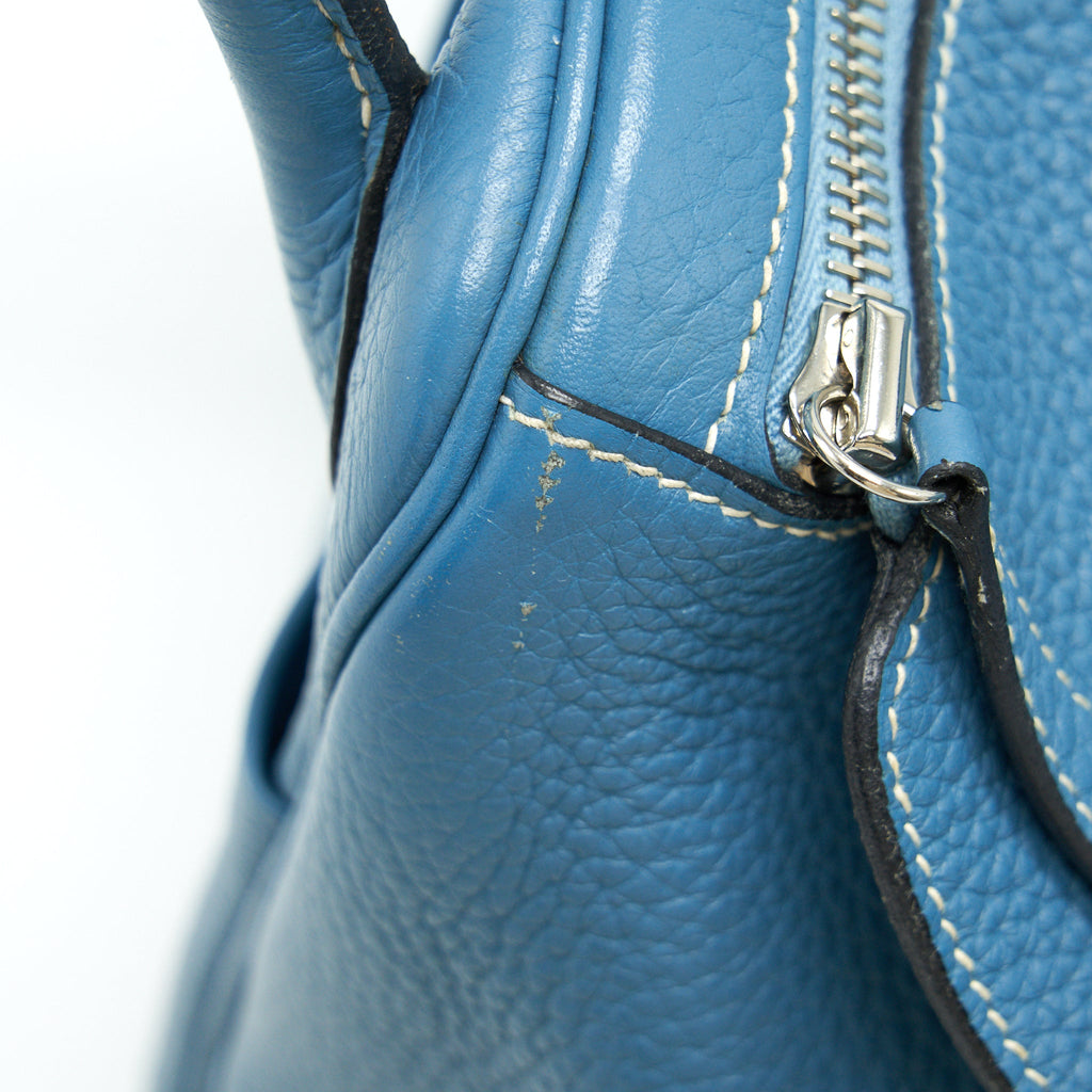 HERMES LINDY 34 BLUE JEAN SHW