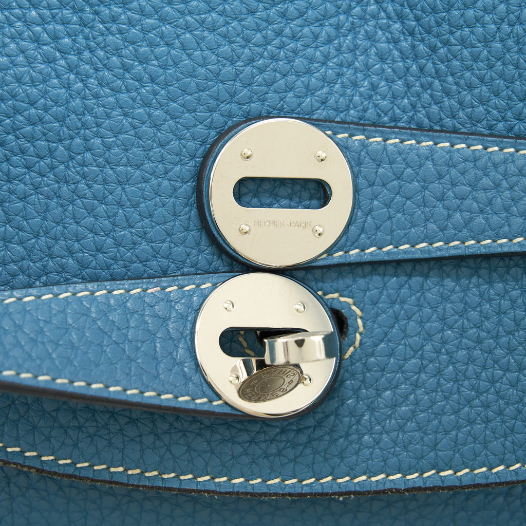 HERMES LINDY 34 BLUE JEAN SHW